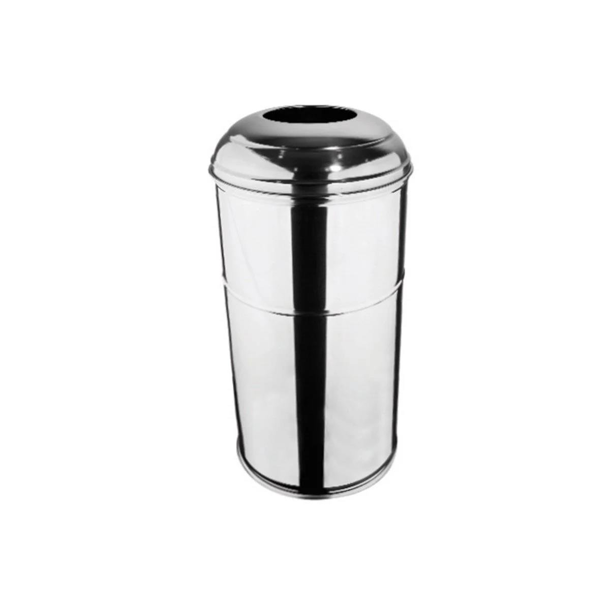 Maxiflow Bombe Kapak Çöp Kovası Krom