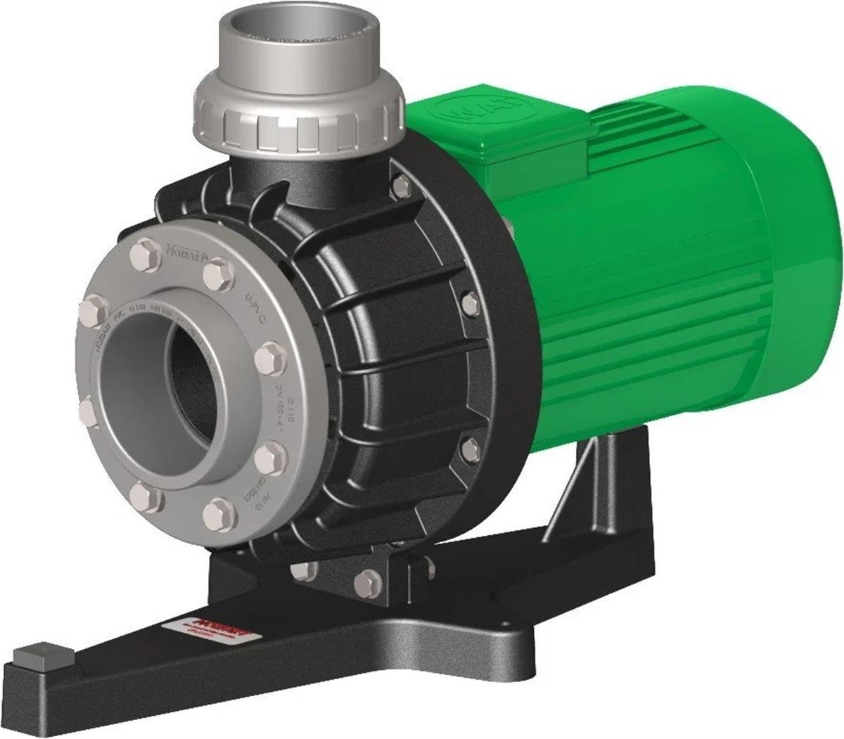 Nozbart Süper Taşkın Serisi Termoplastik Ön Filtresiz Trifaze Su Pompası