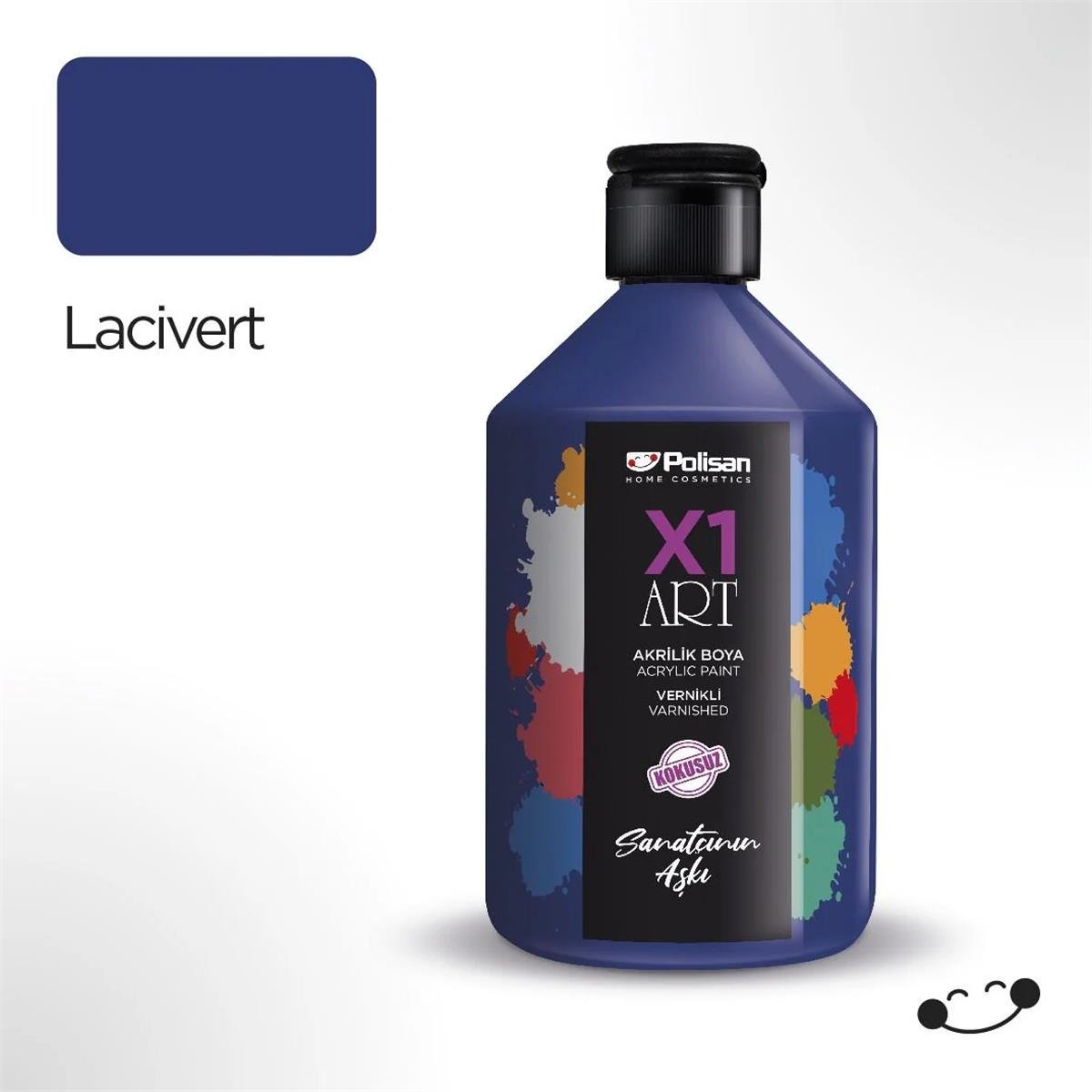 Polisan X1 Art Vernikli Boya Lacivert