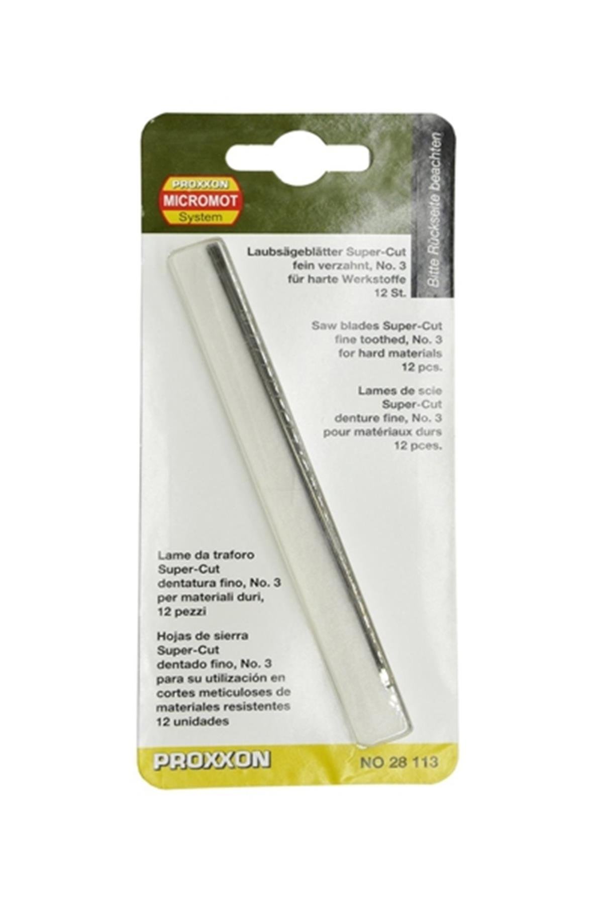 Proxxon 28113 12'li Hassas Kesim Kıl Testere