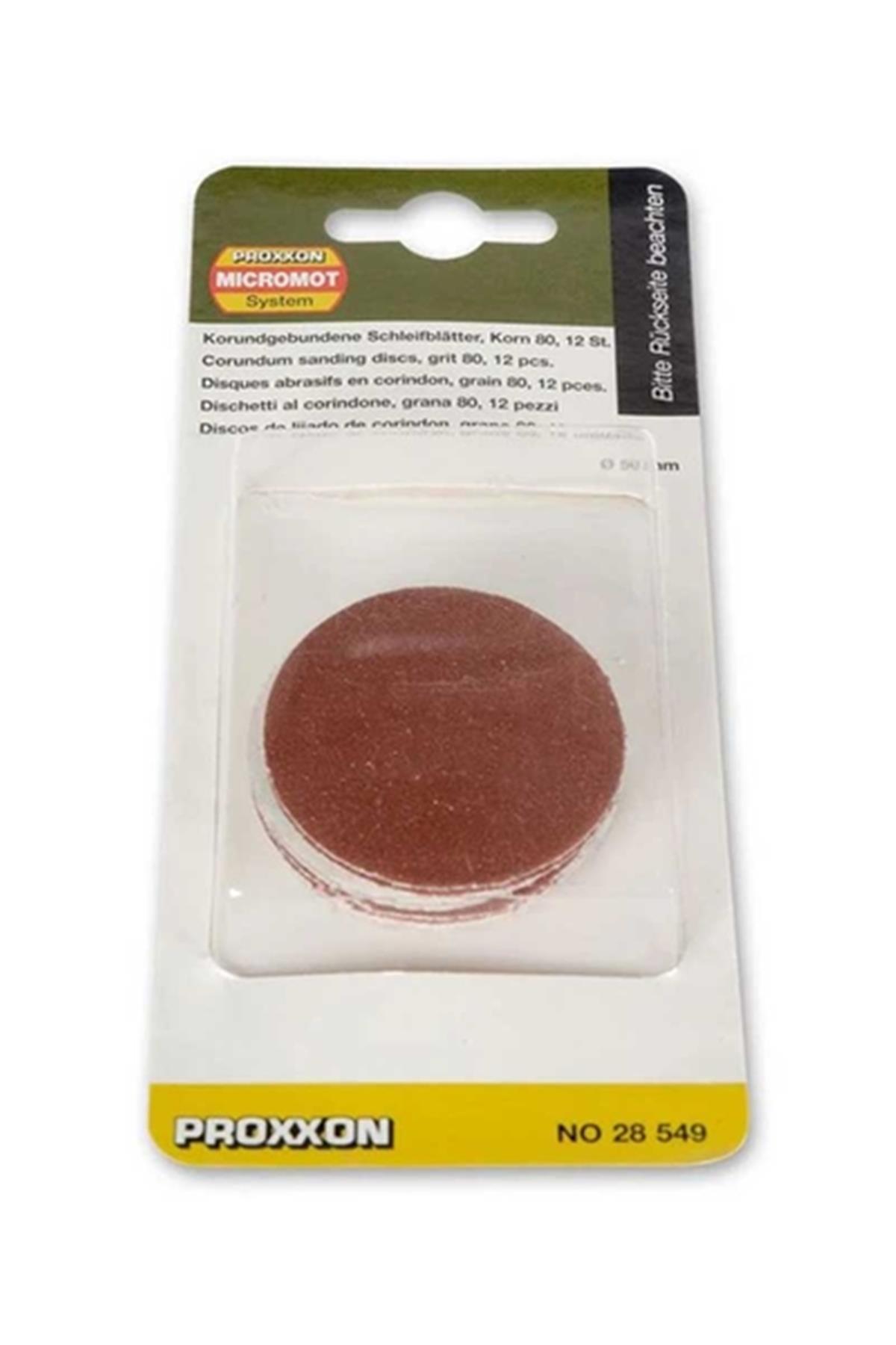 Proxxon 28549 LWS İçin 80 Kum Zımpara (12 Adet)