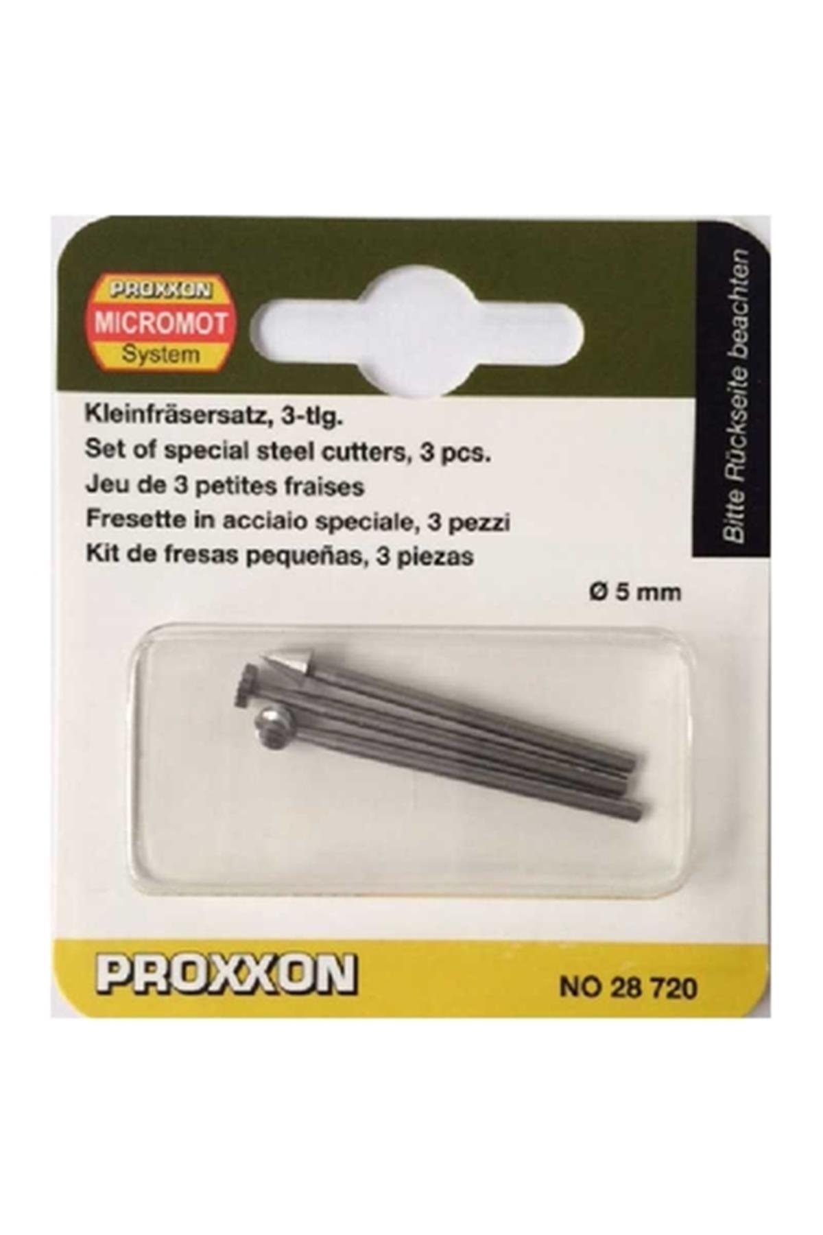 Proxxon 28720 Freze Uçları 3'lü