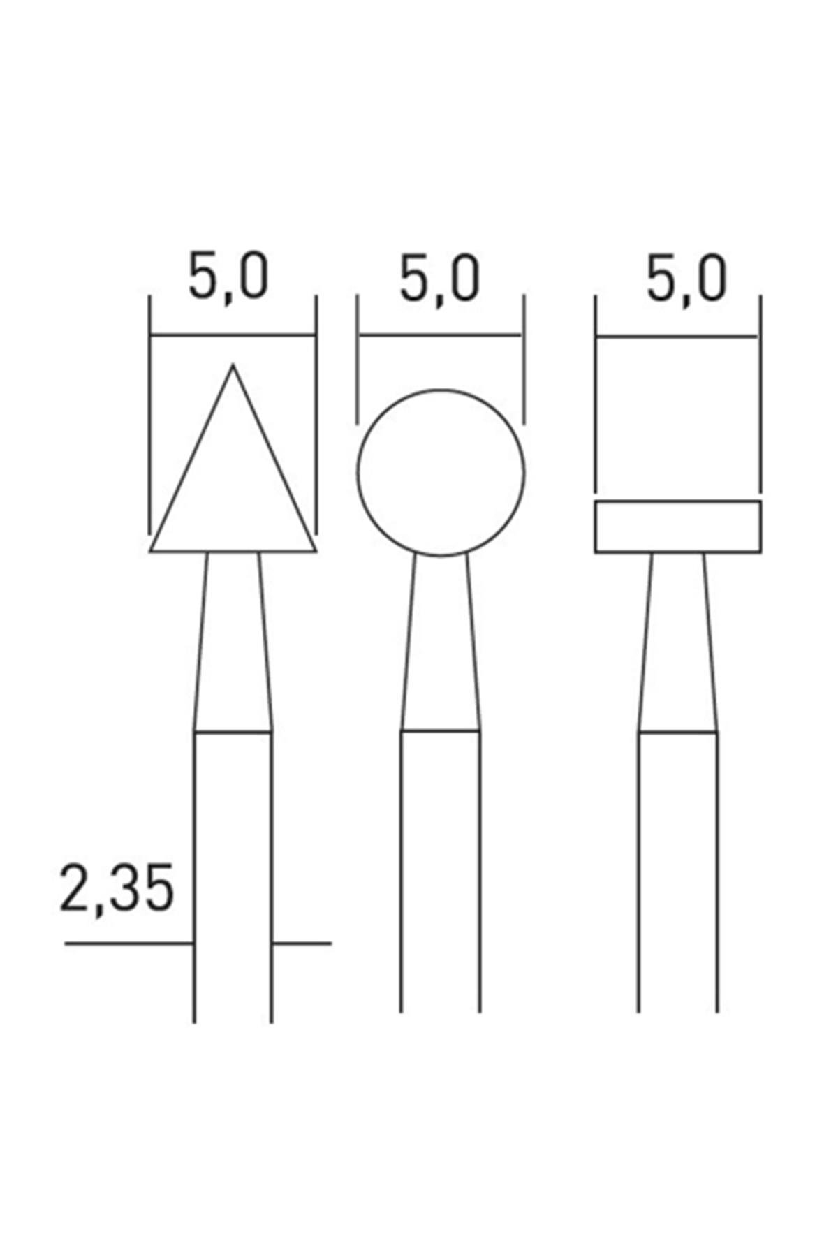 Proxxon 28720 Freze Uçları 3'lü