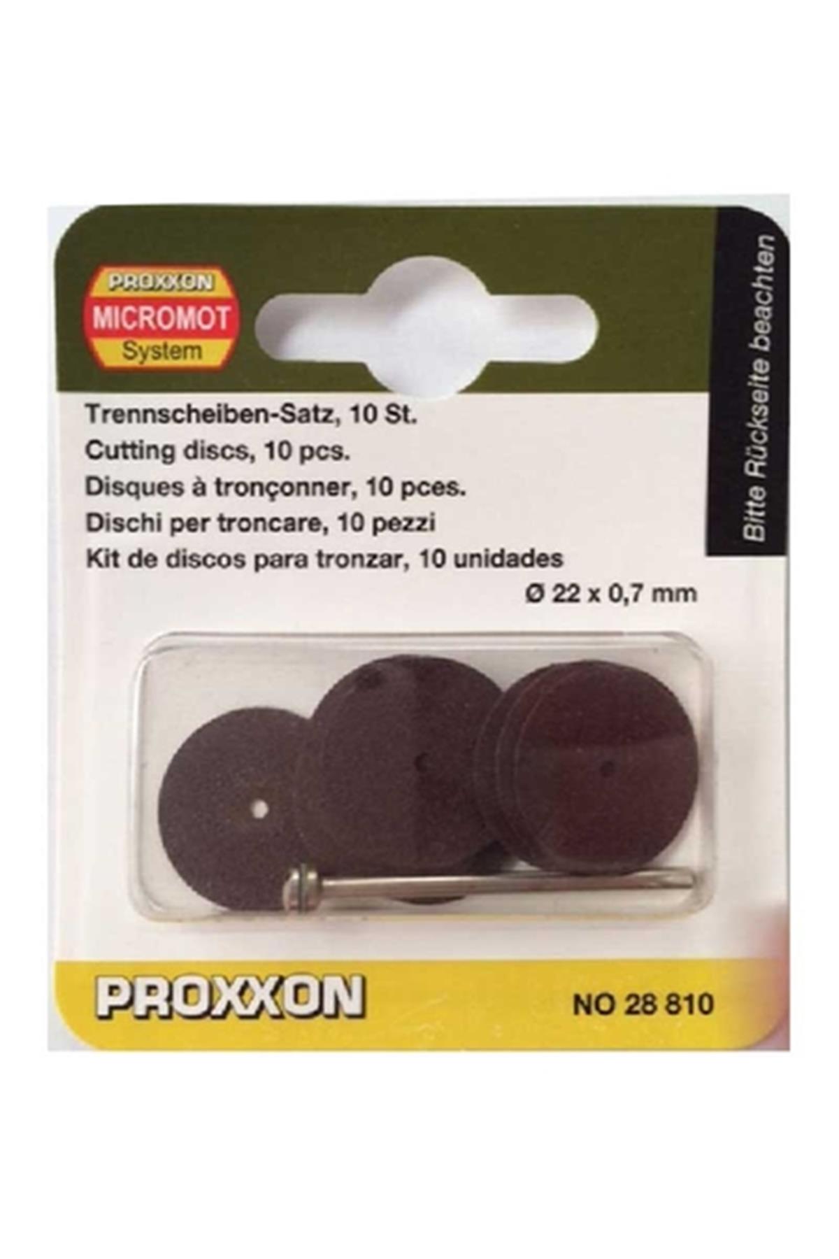 Proxxon 28810 İnce Kesici Disk 22 mm 10'lu