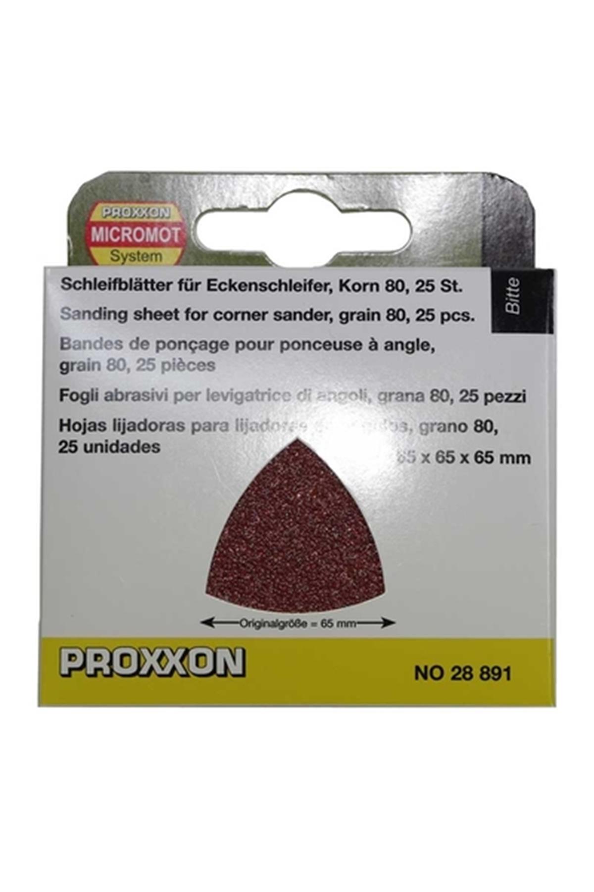 Proxxon 28891 OZI220/E İçin Zımpara 80 Kum 25'li