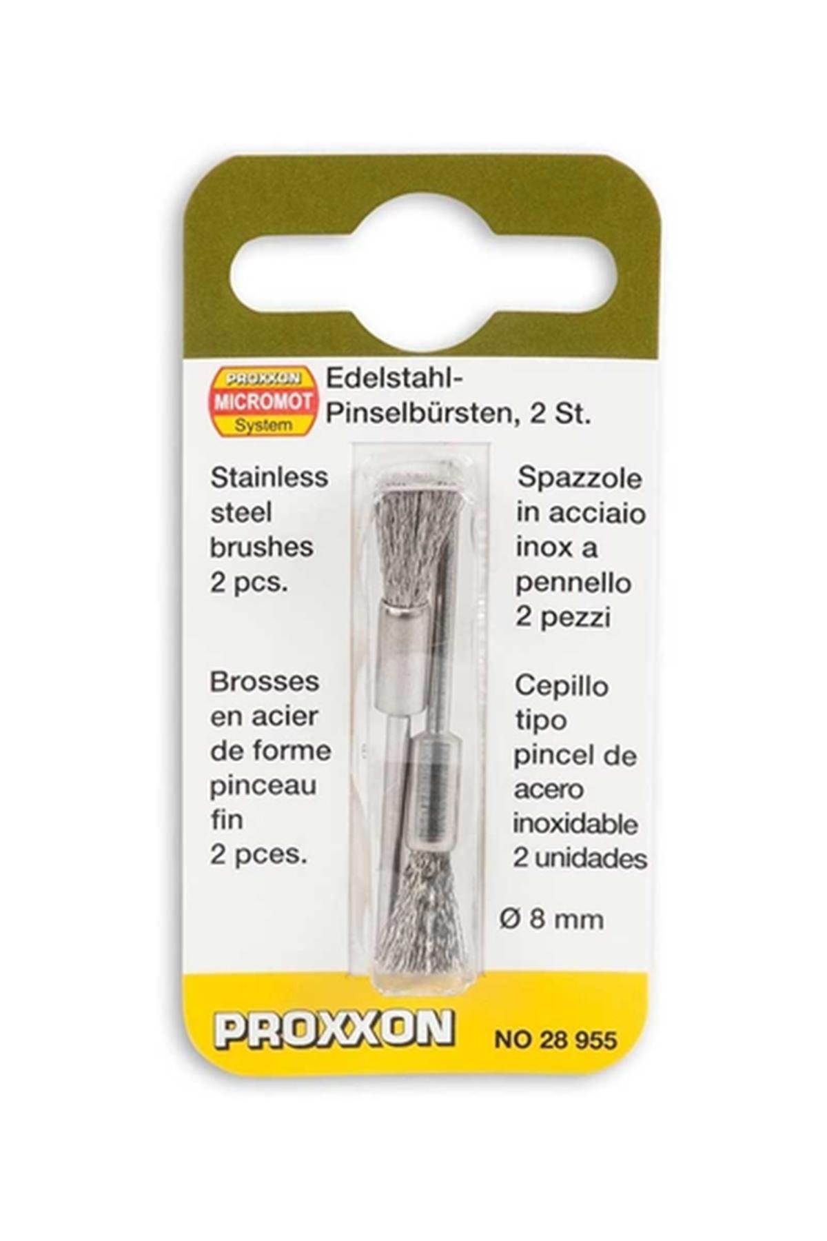 Proxxon 28955 Çelik Fırça 2'li