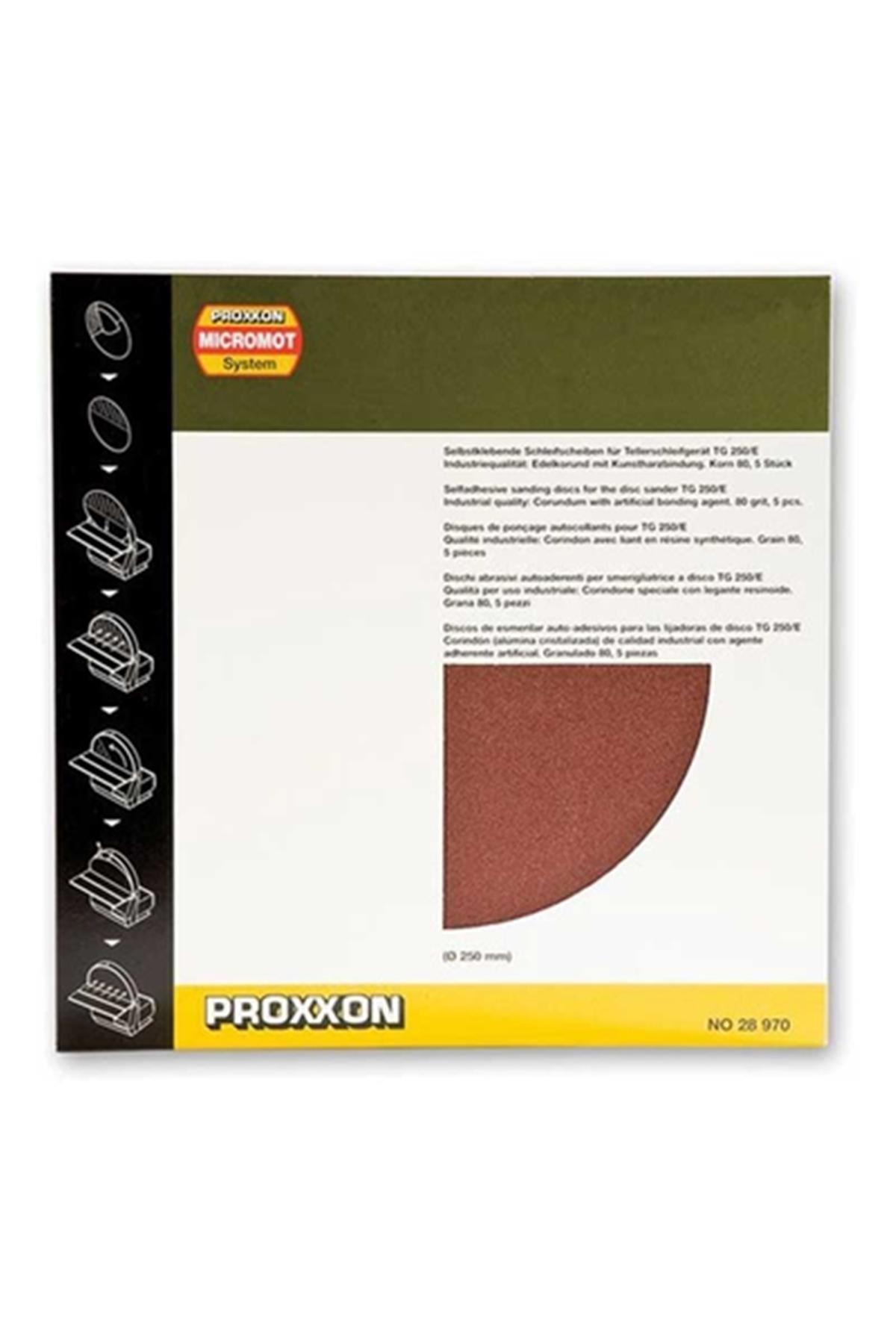 Proxxon 28970 TSG250/E İçin Zımpara 80 Kum 5'li