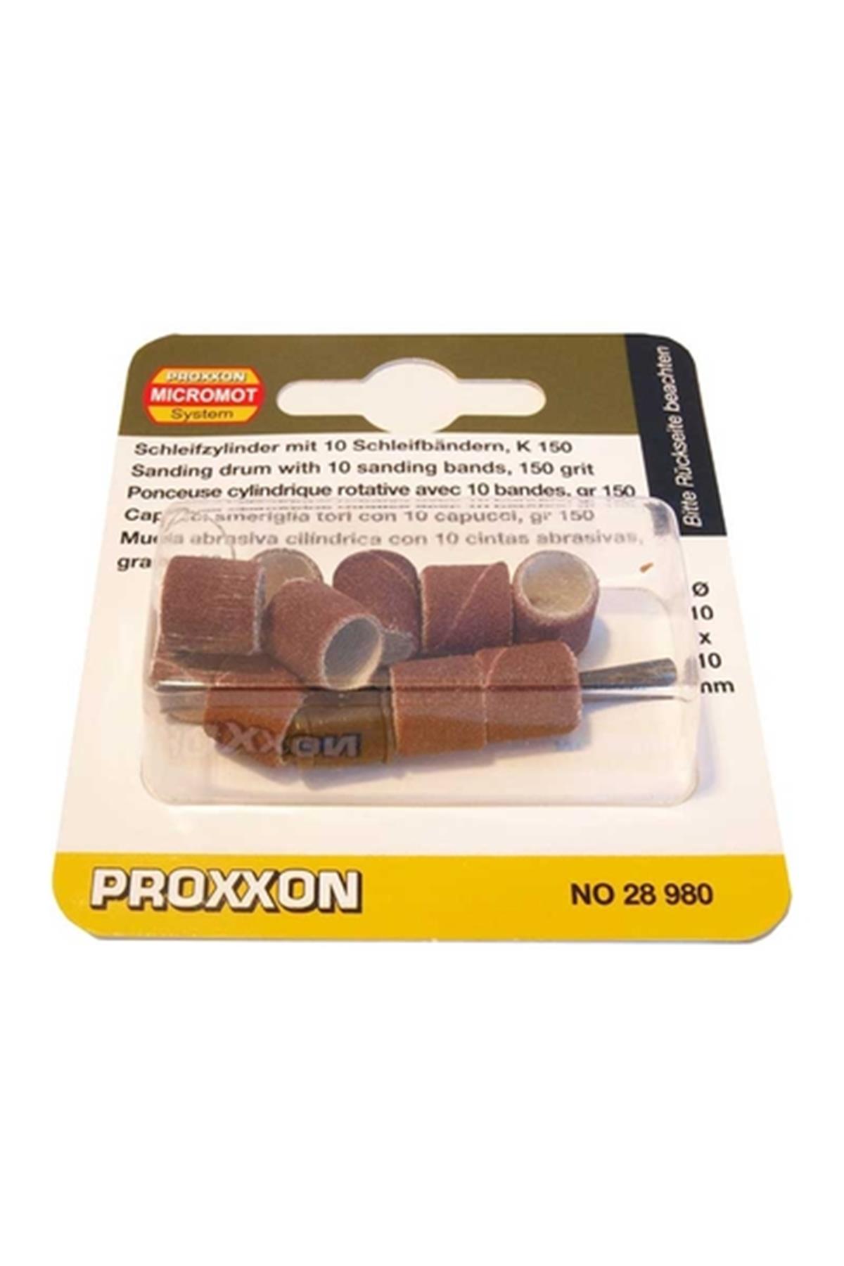 Proxxon 28980 Silindir Zımpara Pimli 150 Kum 10'lu
