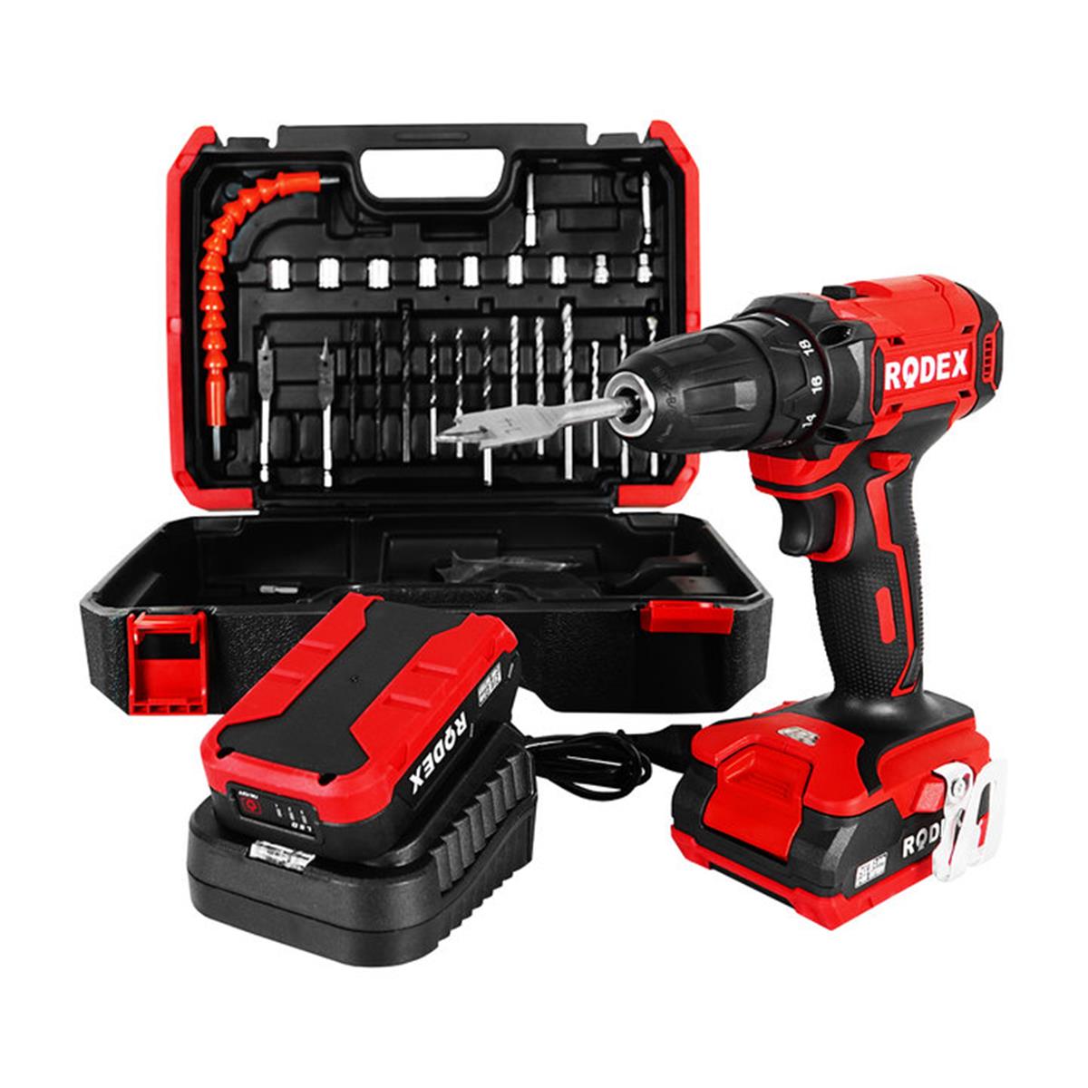 Rodex RDX3375A 2 Vites 10 mm 1350RPM Akülü Matkap