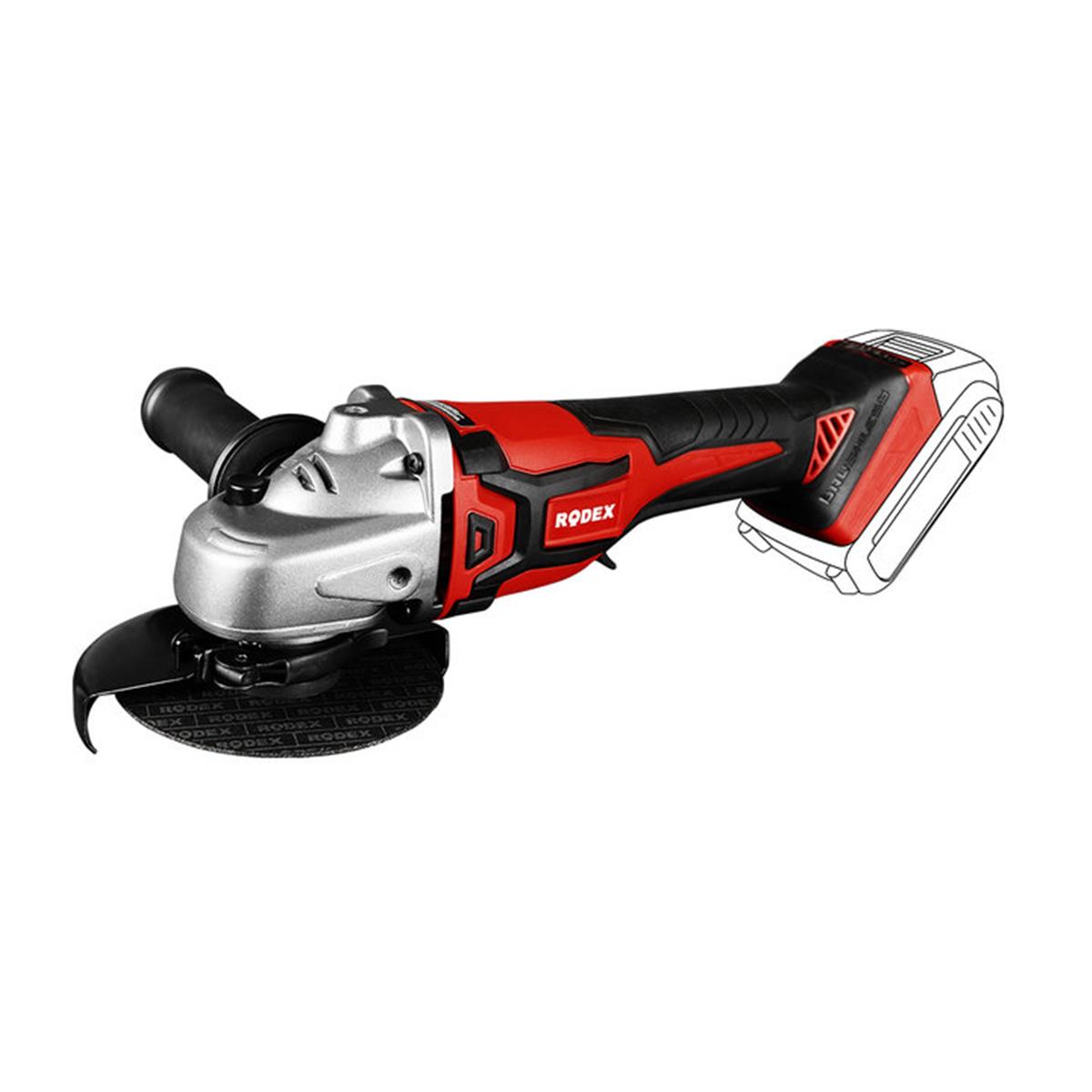 Rodex RPX2155 125 mm 850RPM 20V Avuç Taşlama (Solo)