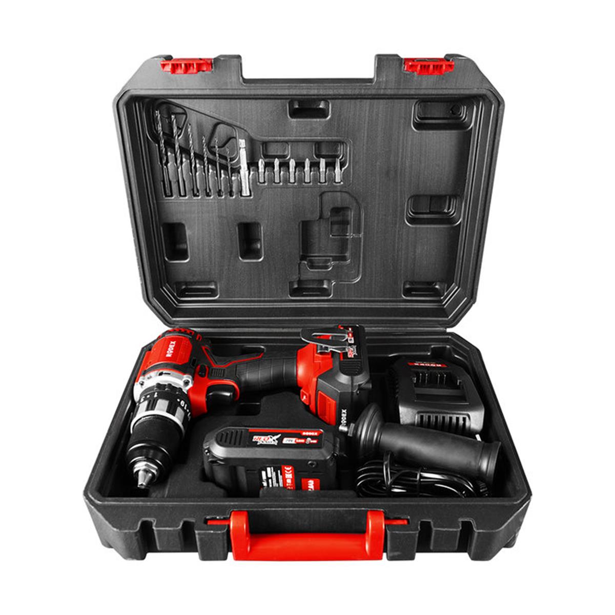 Rodex RPX2360F Akülü Darbeli Matkap