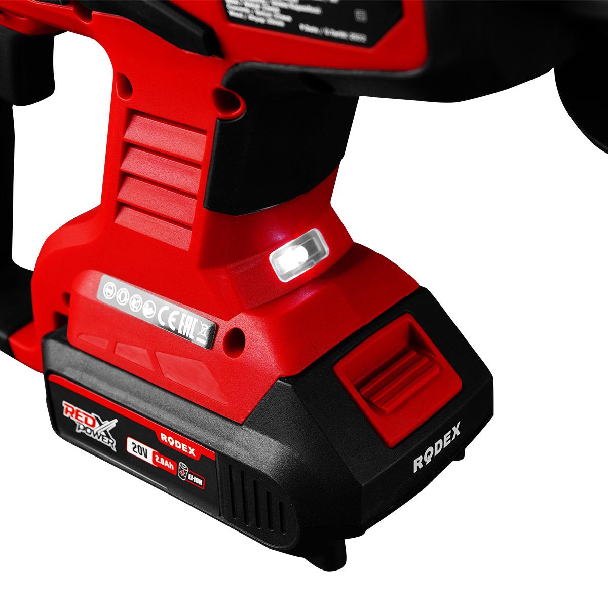 Rodex RPX2375 22 mm 0-1400 RPM Akülü Pnömatik Matkap 