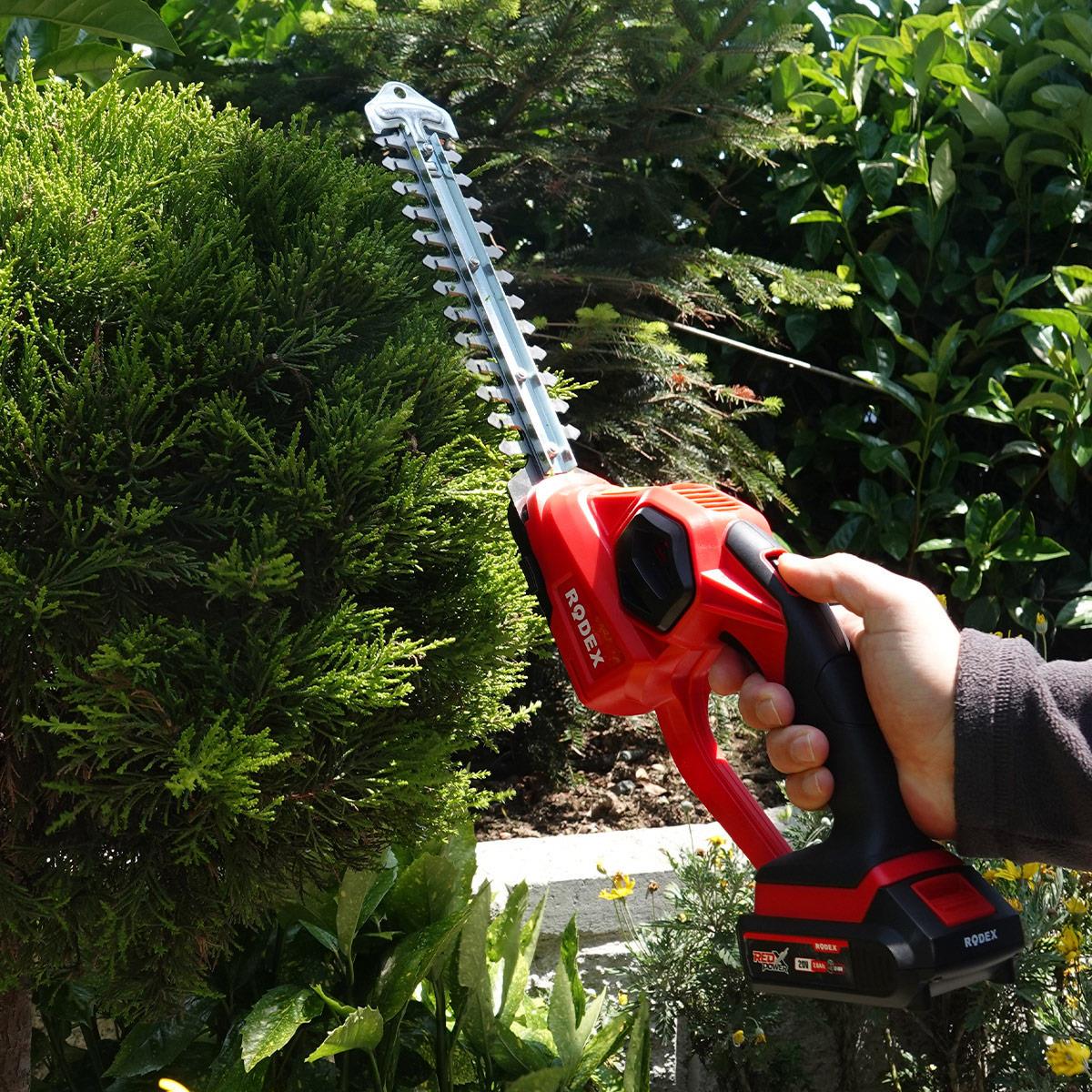Rodex RPX2620 199 mm 1200RPM 20V Akülü Çim Makası/Çit Budama