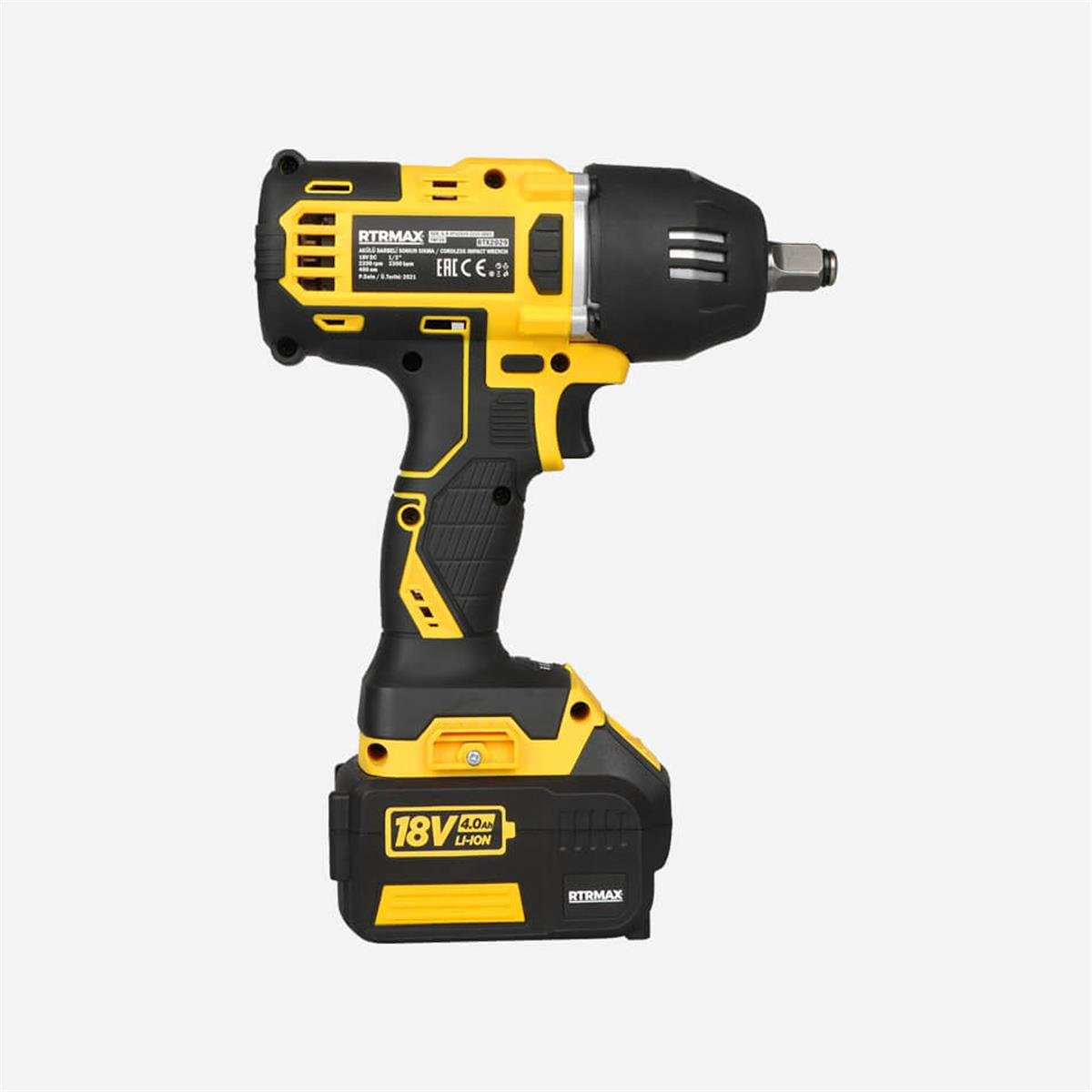 Rtrmax RTX2029B Akülü Somun Sıkma 18V 400Nm (Solo)