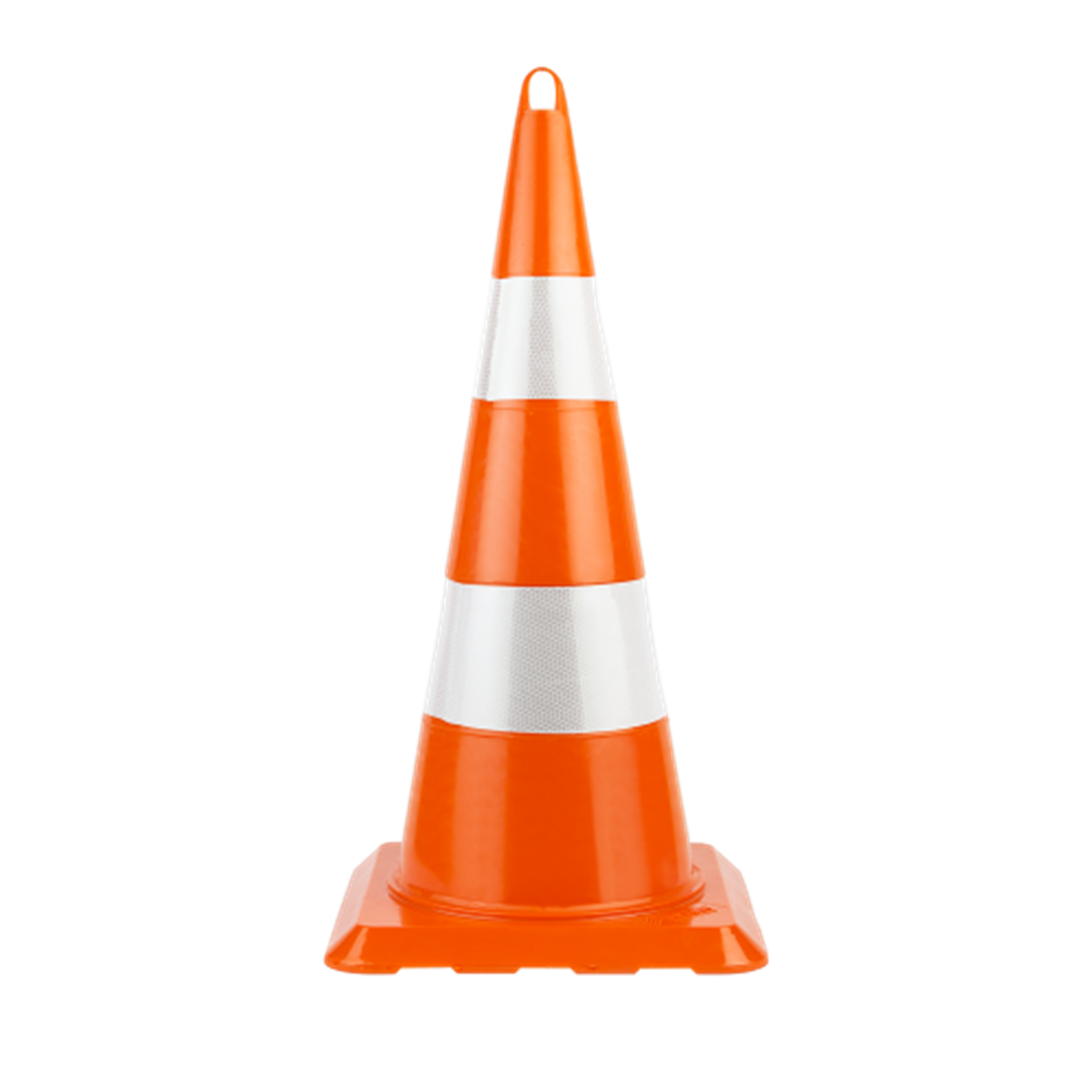 UT 5011 75'lik Kırılmaz Trafik Konisi Ekonomik (Çift Reflektifli)  