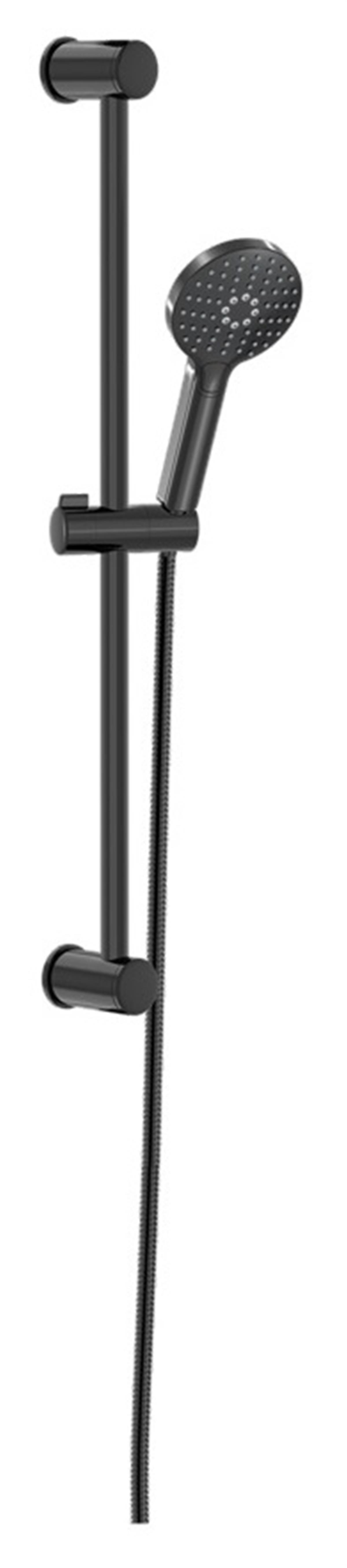 Valtemo Rainmax Jet Black Sliding Duş Seti