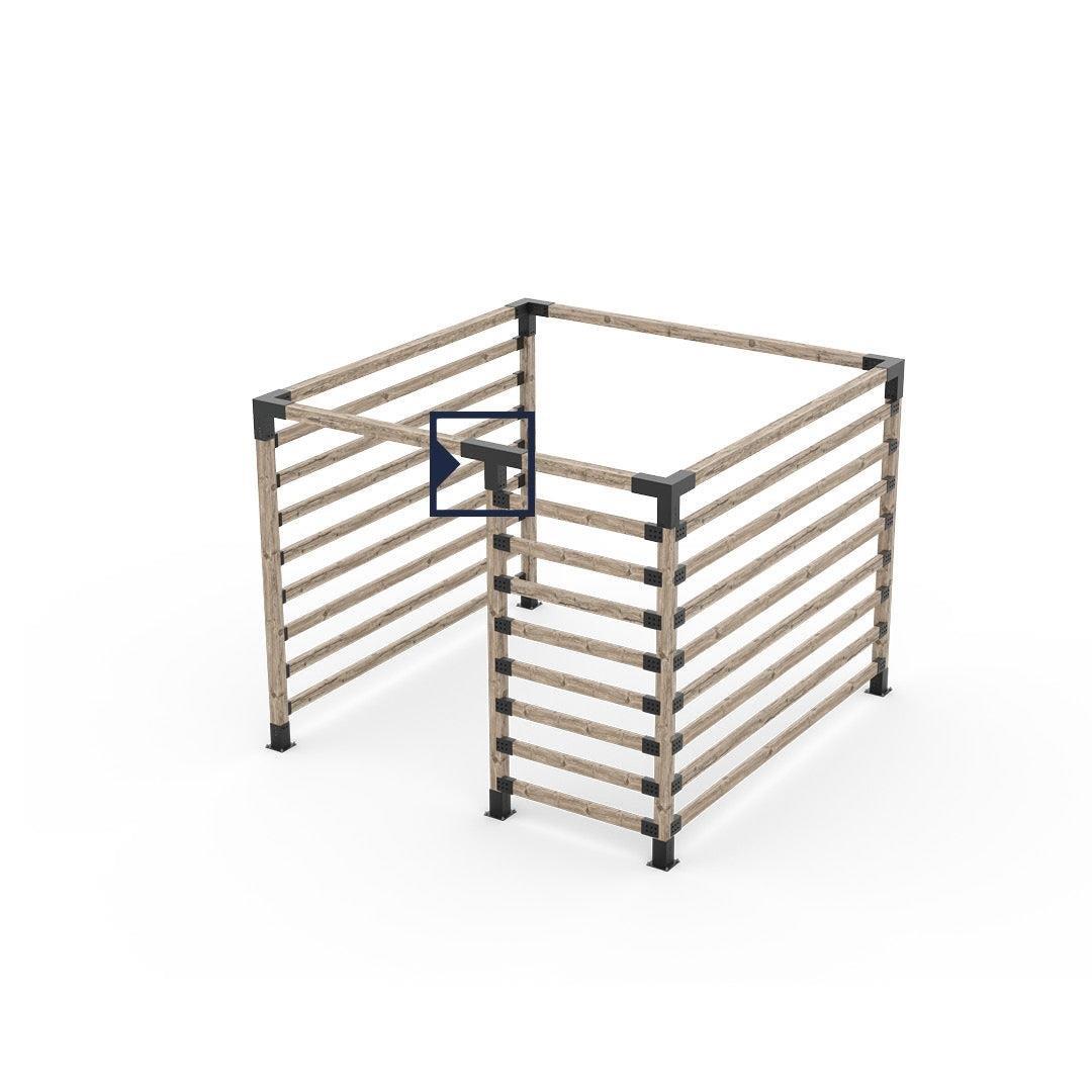 Venina Home 9x9 Ahşap Kirişler İçin 3 Kollu T Pergola Kenar Orta Braketi