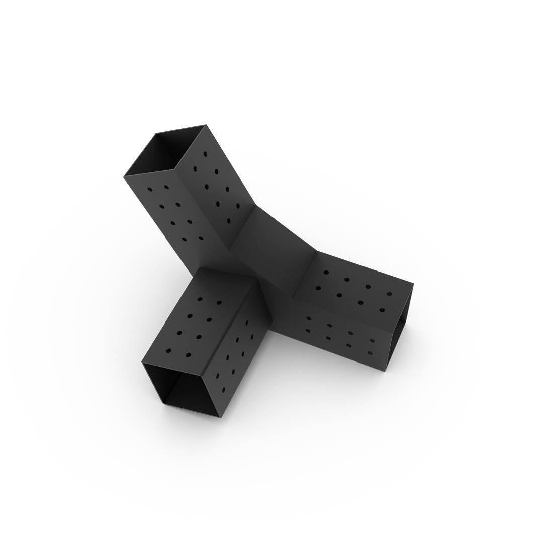 Venina Home 9x9 Ahşap Kirişler İçin +30 3 Kollu Pergola Çatı Üst Ön Braketi