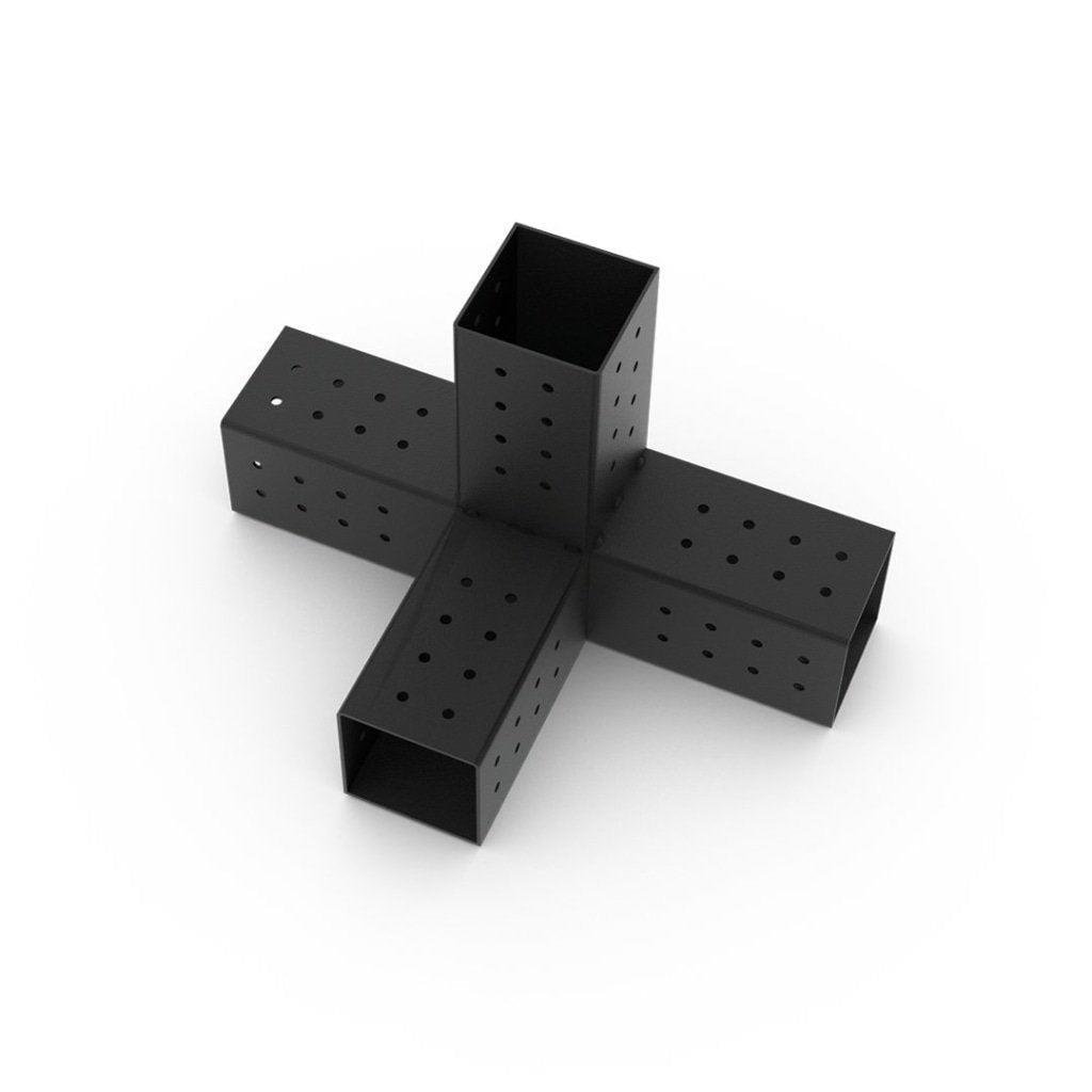 Venina Home 9x9 Ahşap Kirişler İçin 4 Kollu Pergola Kenar Orta Braketi