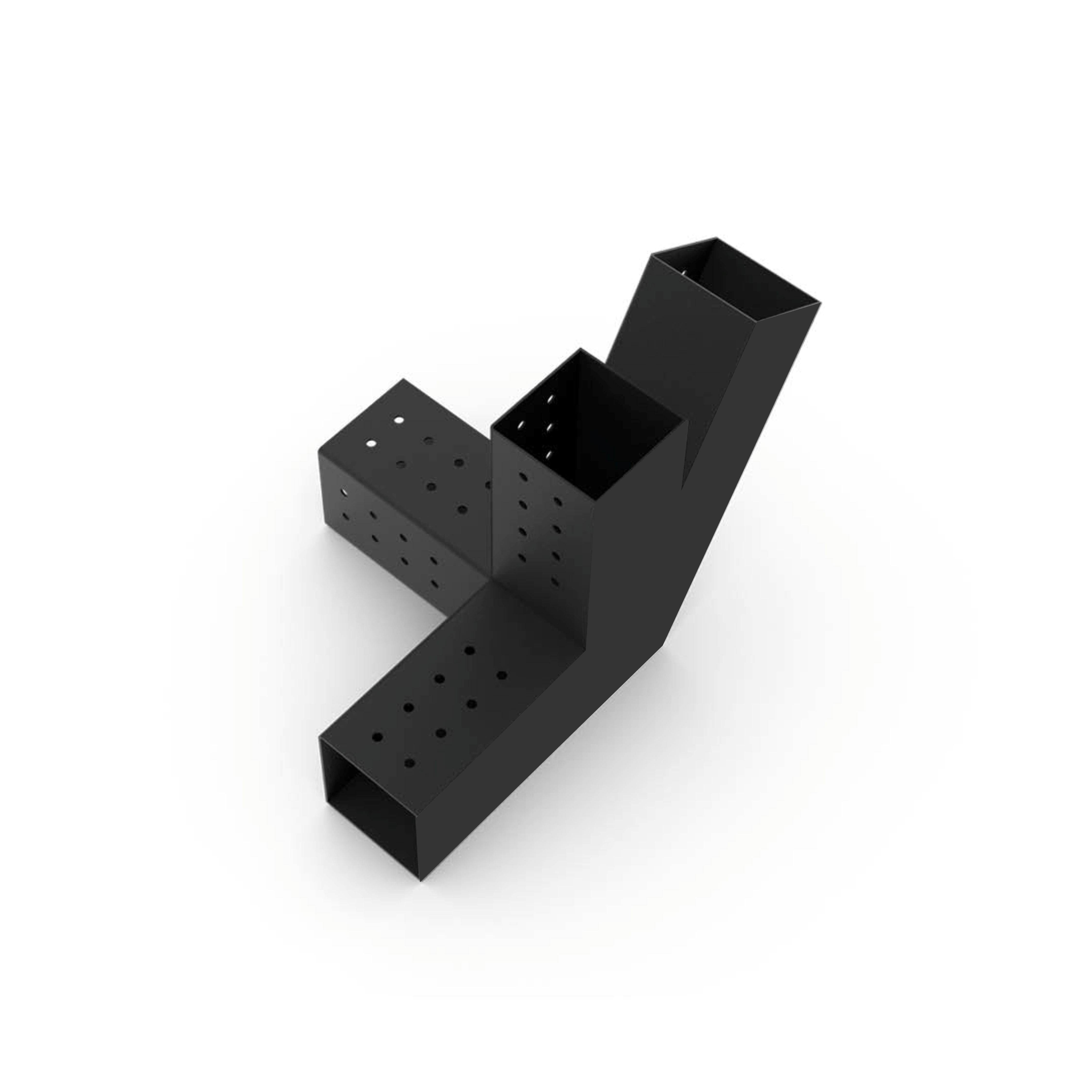 Venina Home 9x9 Ahşap Kirişler için Köşe + 30 Pergola Braketi Sağ ve Sol