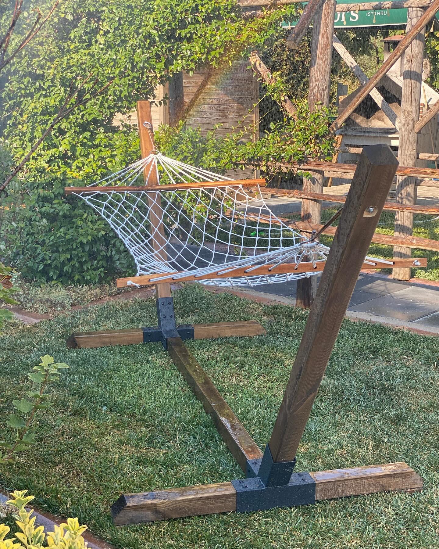 Venina Home Ahşap Demonte Hamak