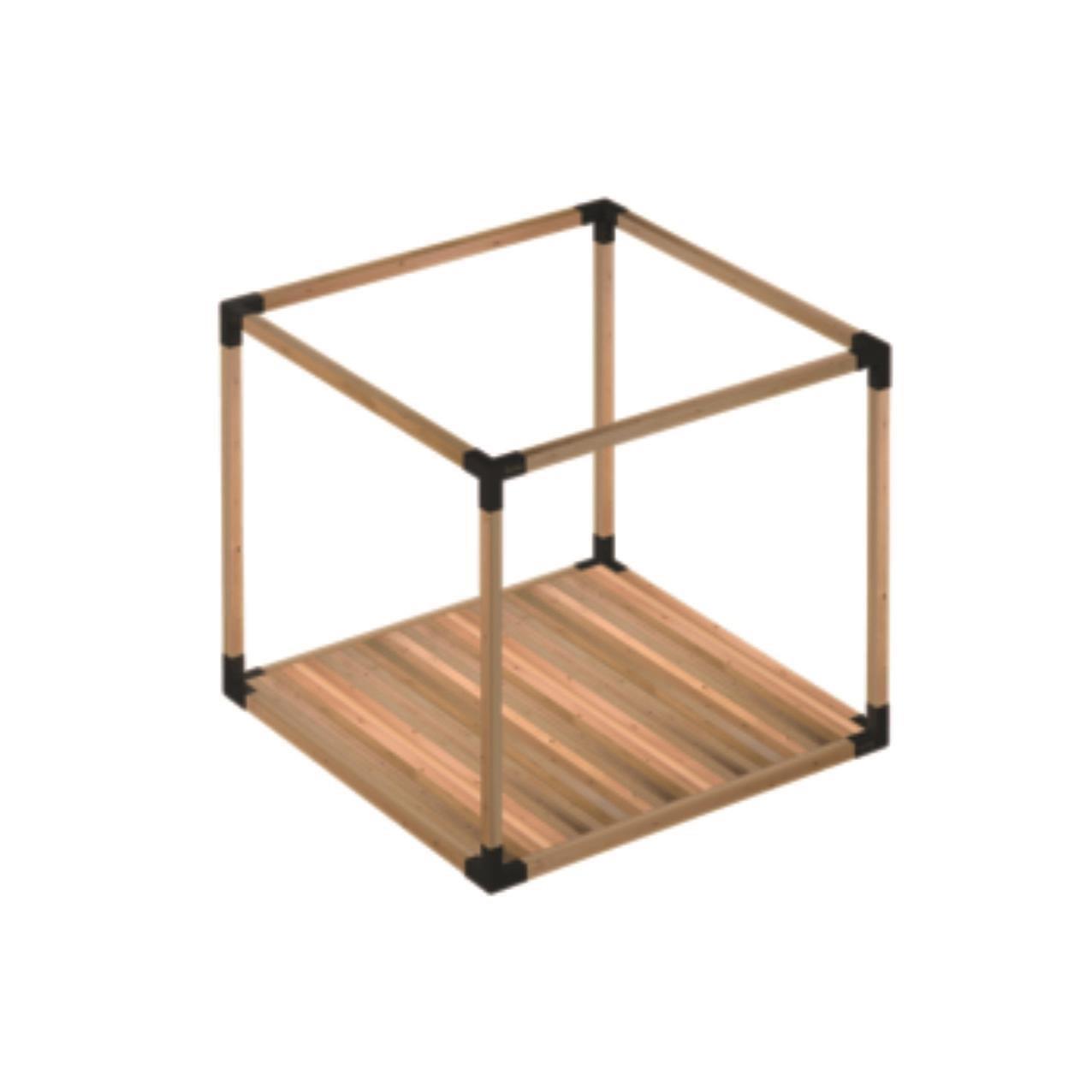 Venina Home Ahşap Düz Tabanlı Pergole VHPP1000