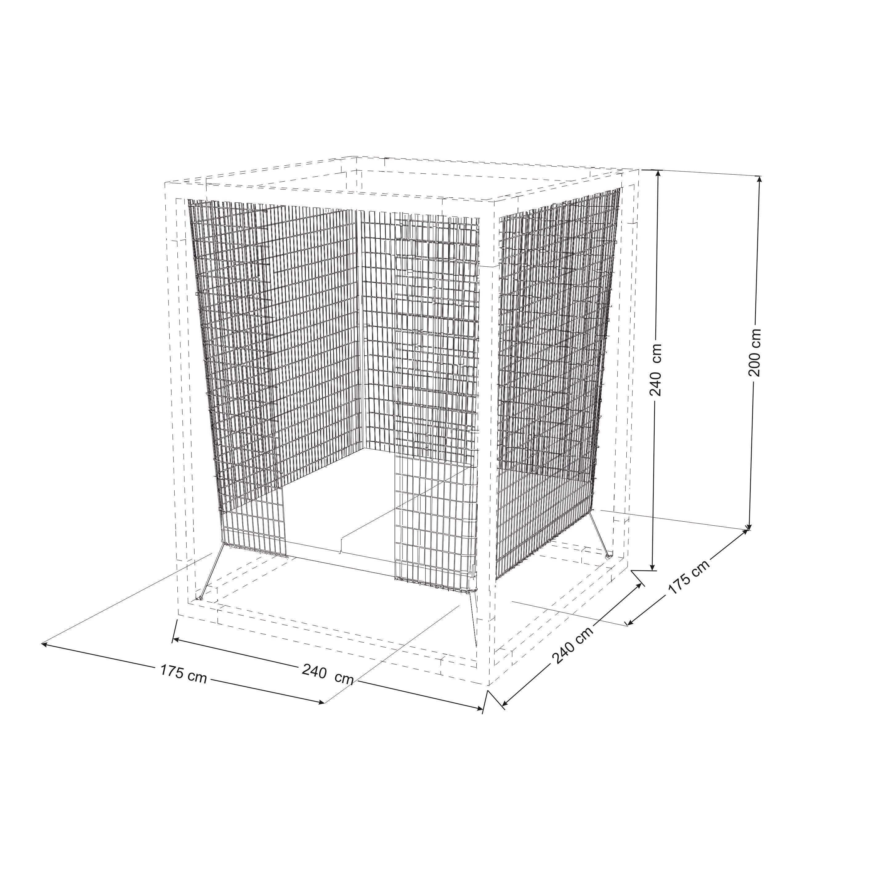 Venina Home Askı Yataklı Fileli Pergole VHPD1003