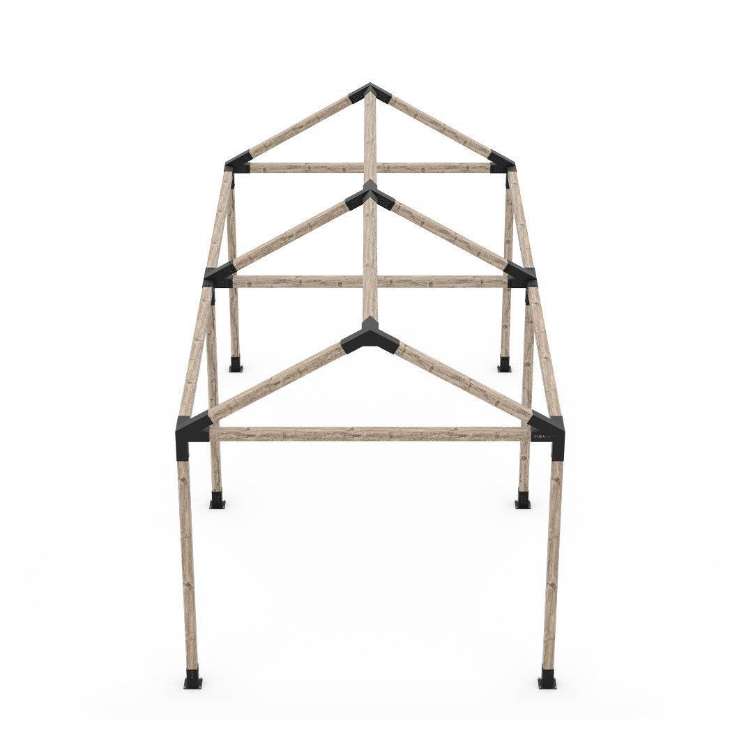 Venina Home Çift Bölümlü Açık Çatılı Pergole VHPÇT1002