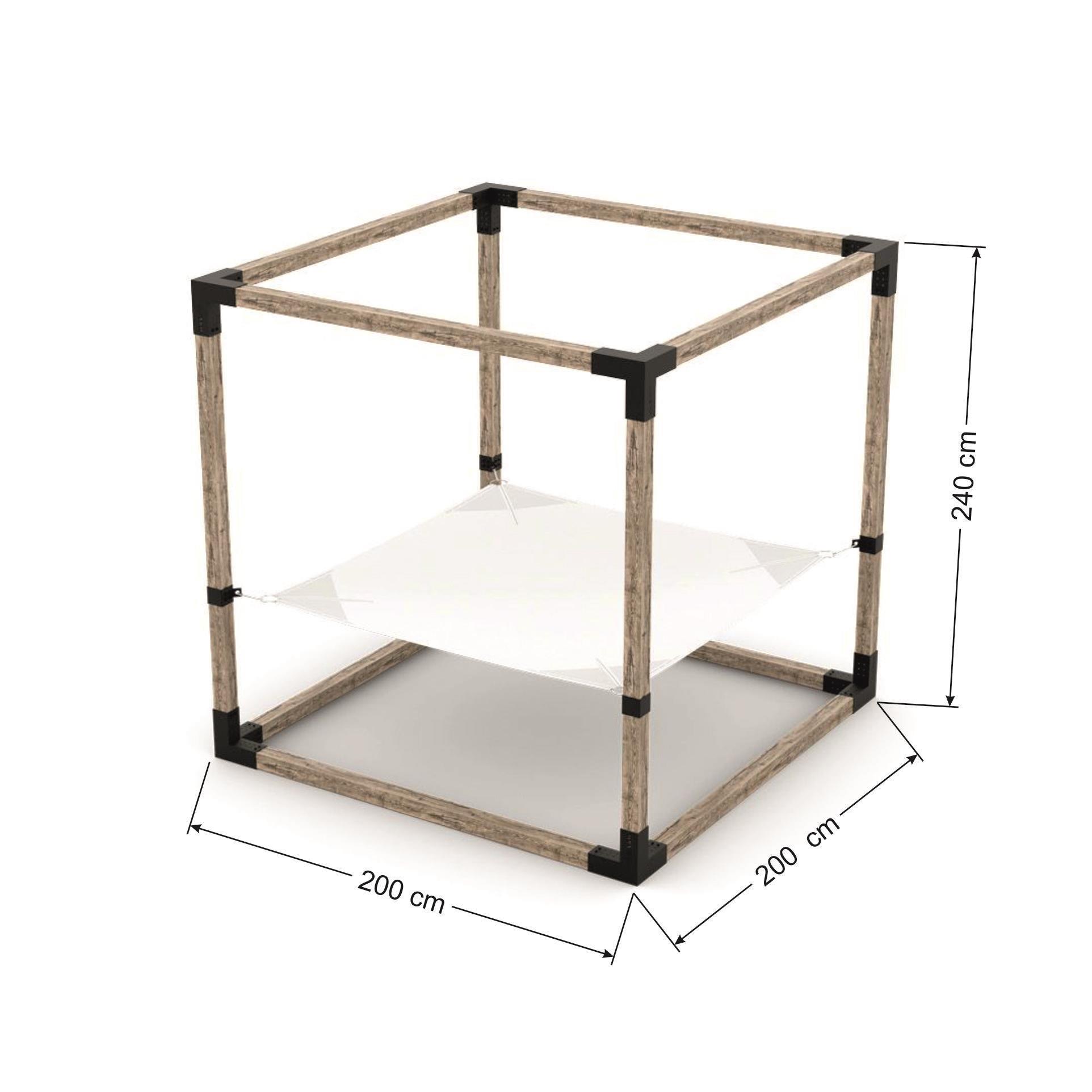 Venina Home Çift Gölgeliksiz - 2 Kişilik Hamak Seti VHPD1002