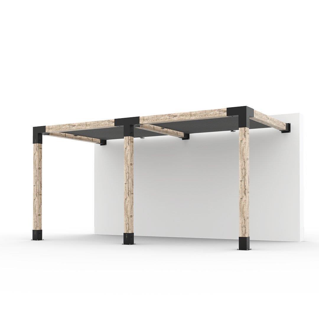 Venina Home Duvardan İki Bölümlü Gölgelikli Pergole VHPD102