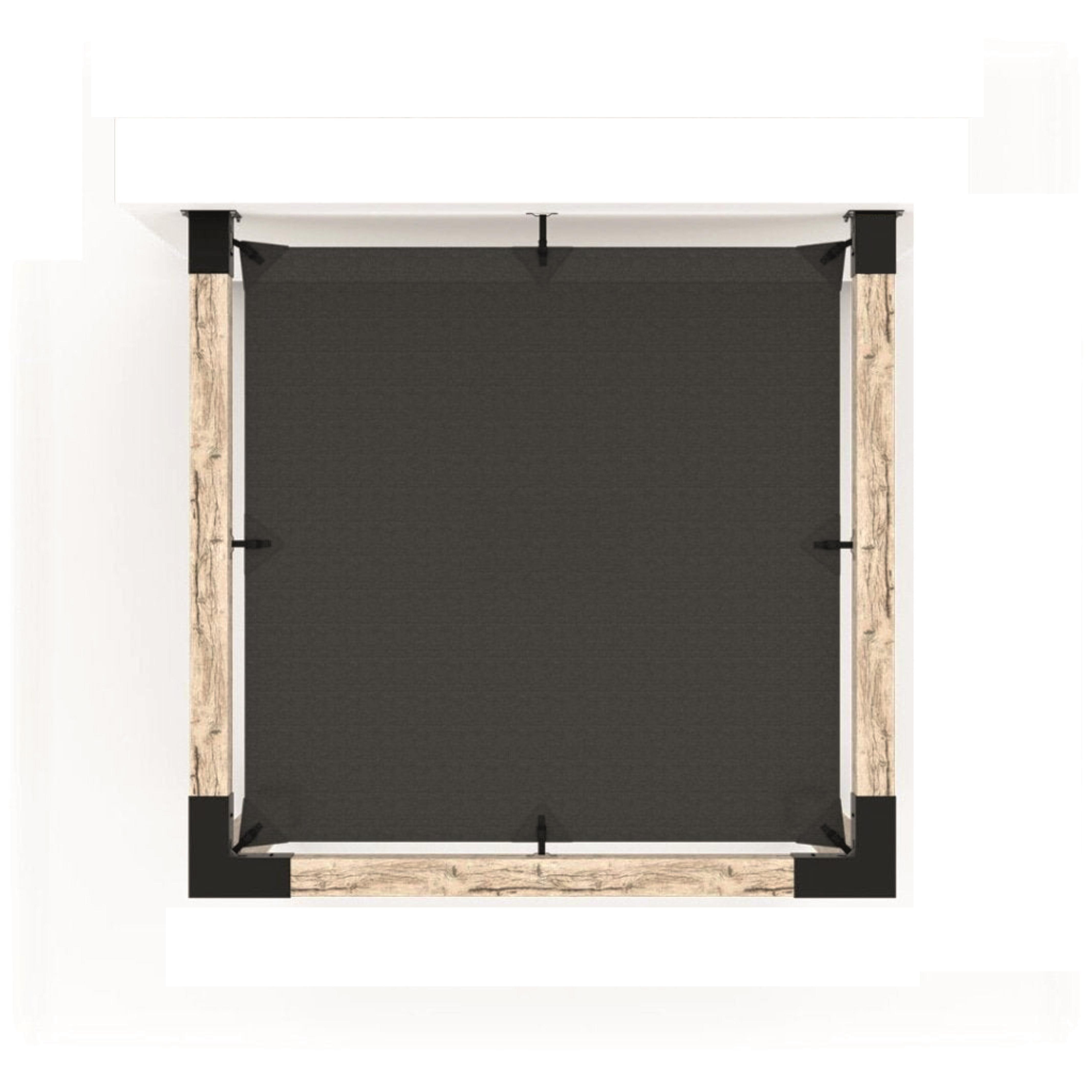 Venina Home Duvardan Tek Bölümlü Gölgelikli Pergole VHPD104