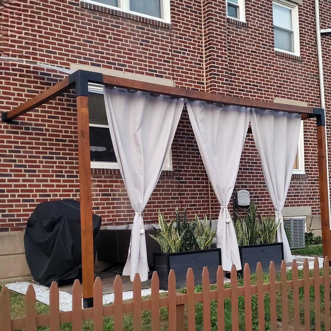 Venina Home Duvardan Tek Bölümlü Pergole VHPD105