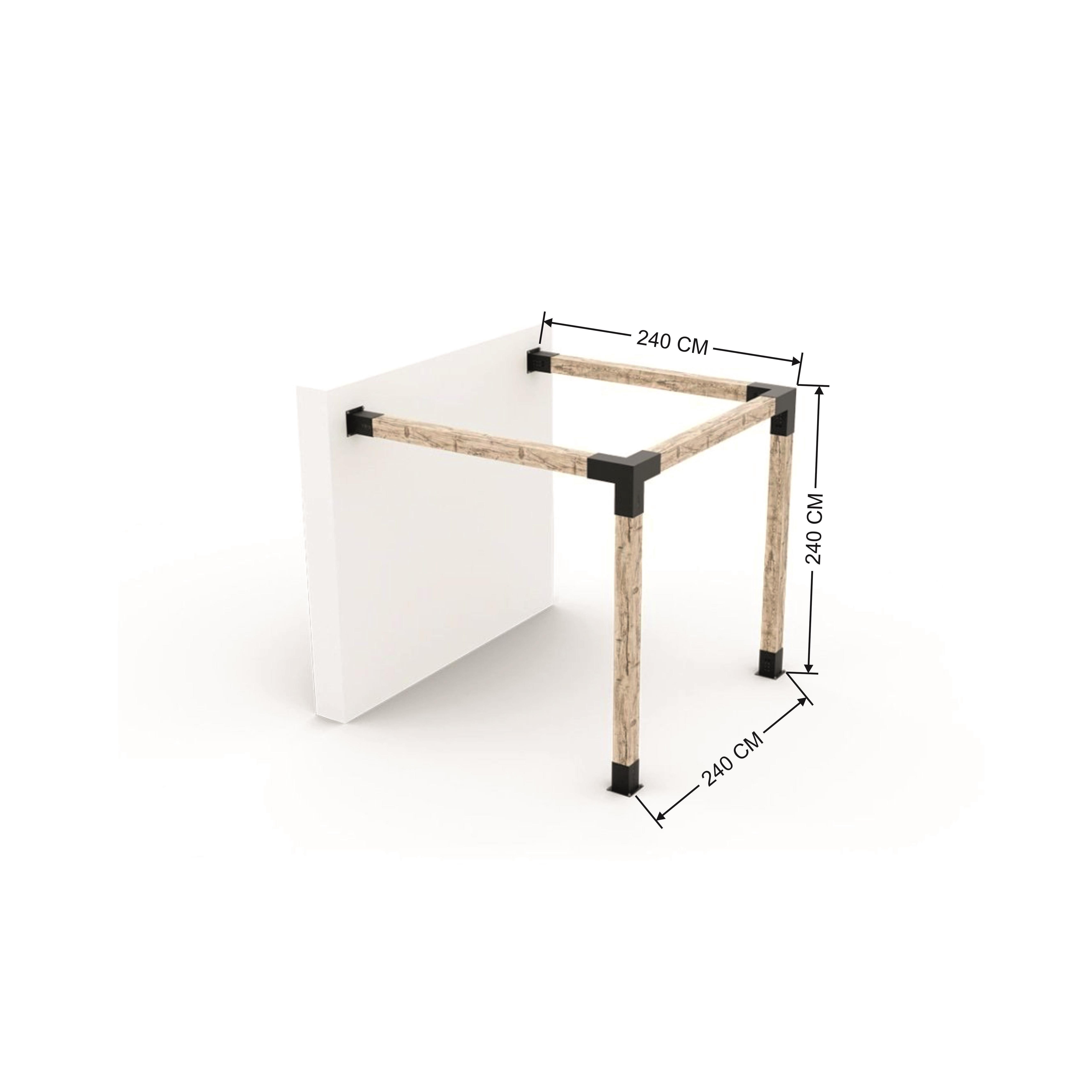 Venina Home Duvardan Tek Bölümlü Pergole VHPD105