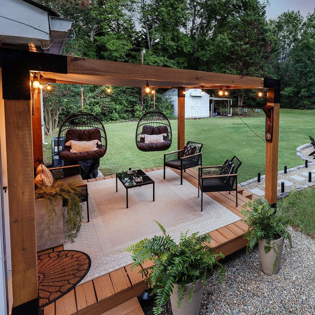 Venina Home Düz Tabanlı Gölgelikli Pergole VHPP1002