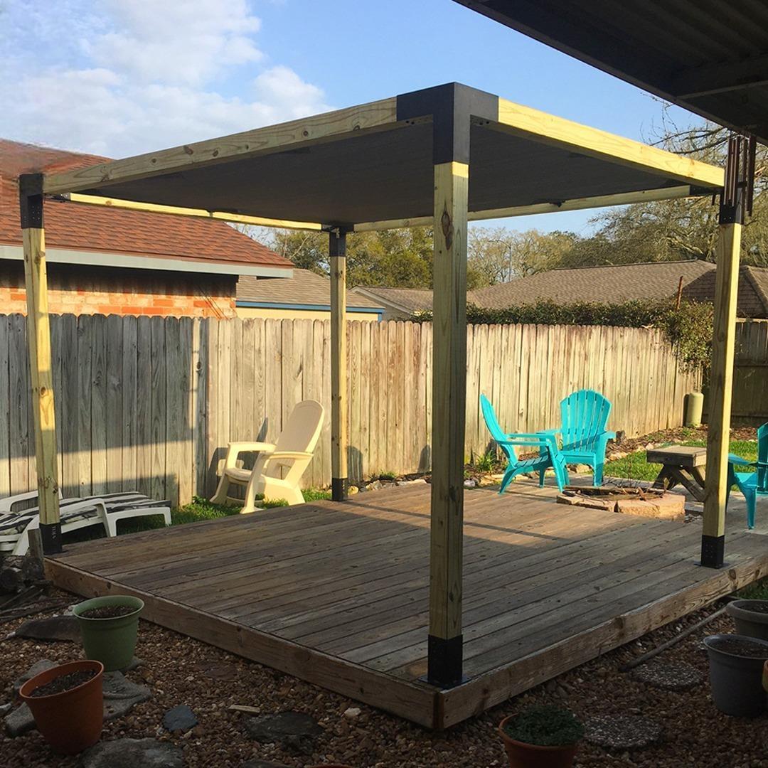 Venina Home Düz Tabanlı Gölgelikli Pergole VHPP1002