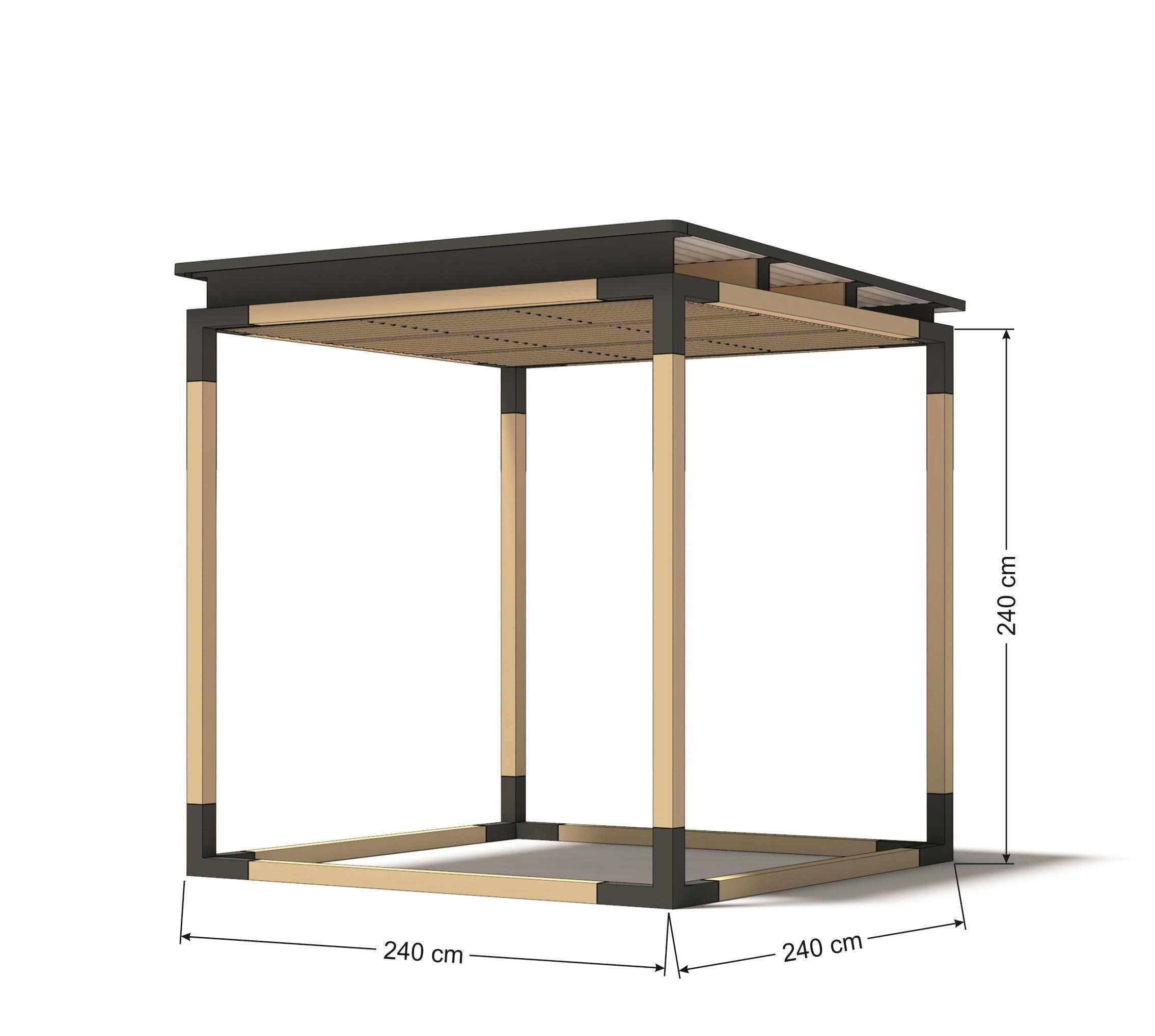 Venina Home Sabit Çıta Tavanlı Pergole VHPK106
