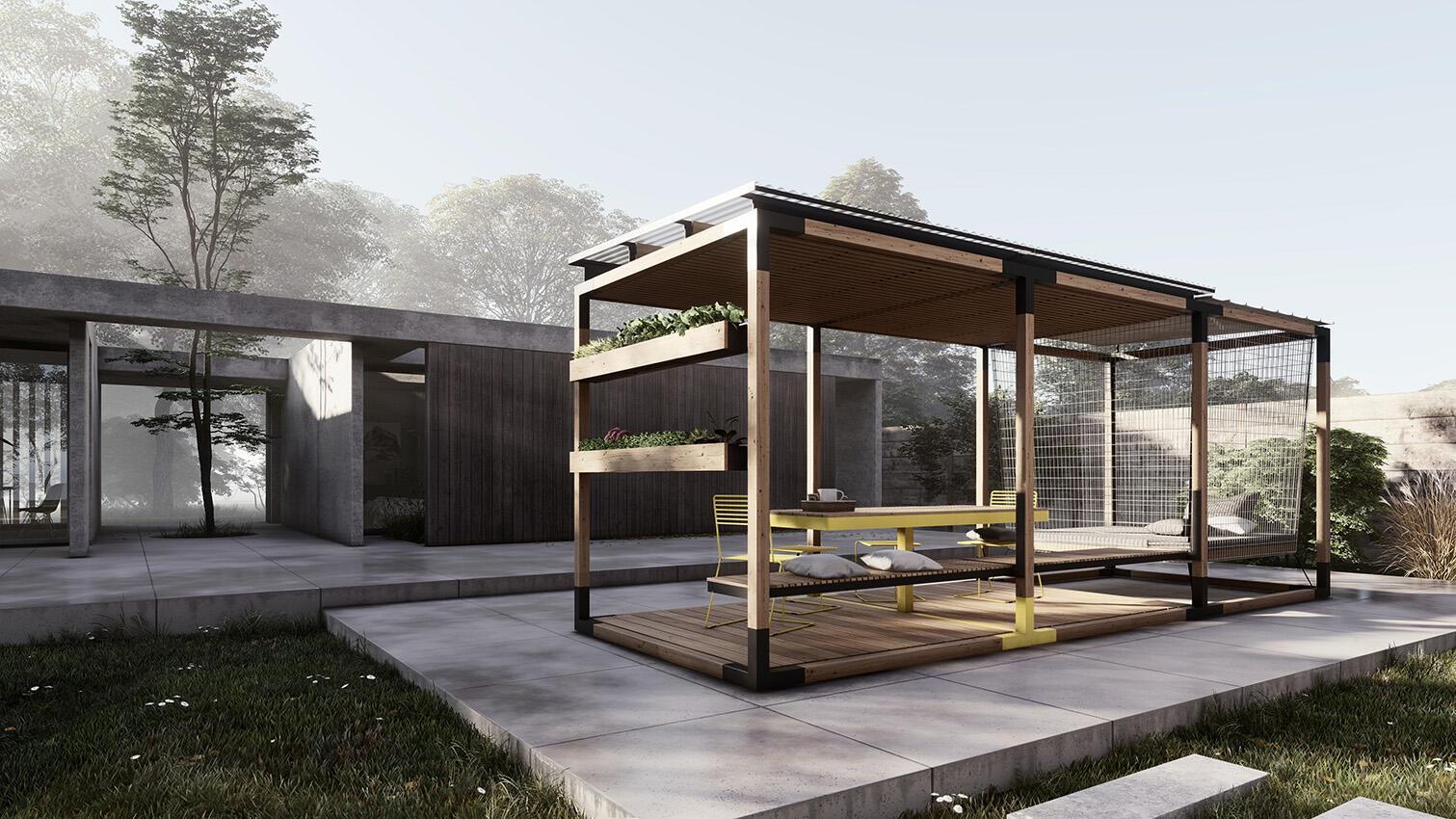 Venina Home Sabit Çıta Tavanlı Pergole VHPK106