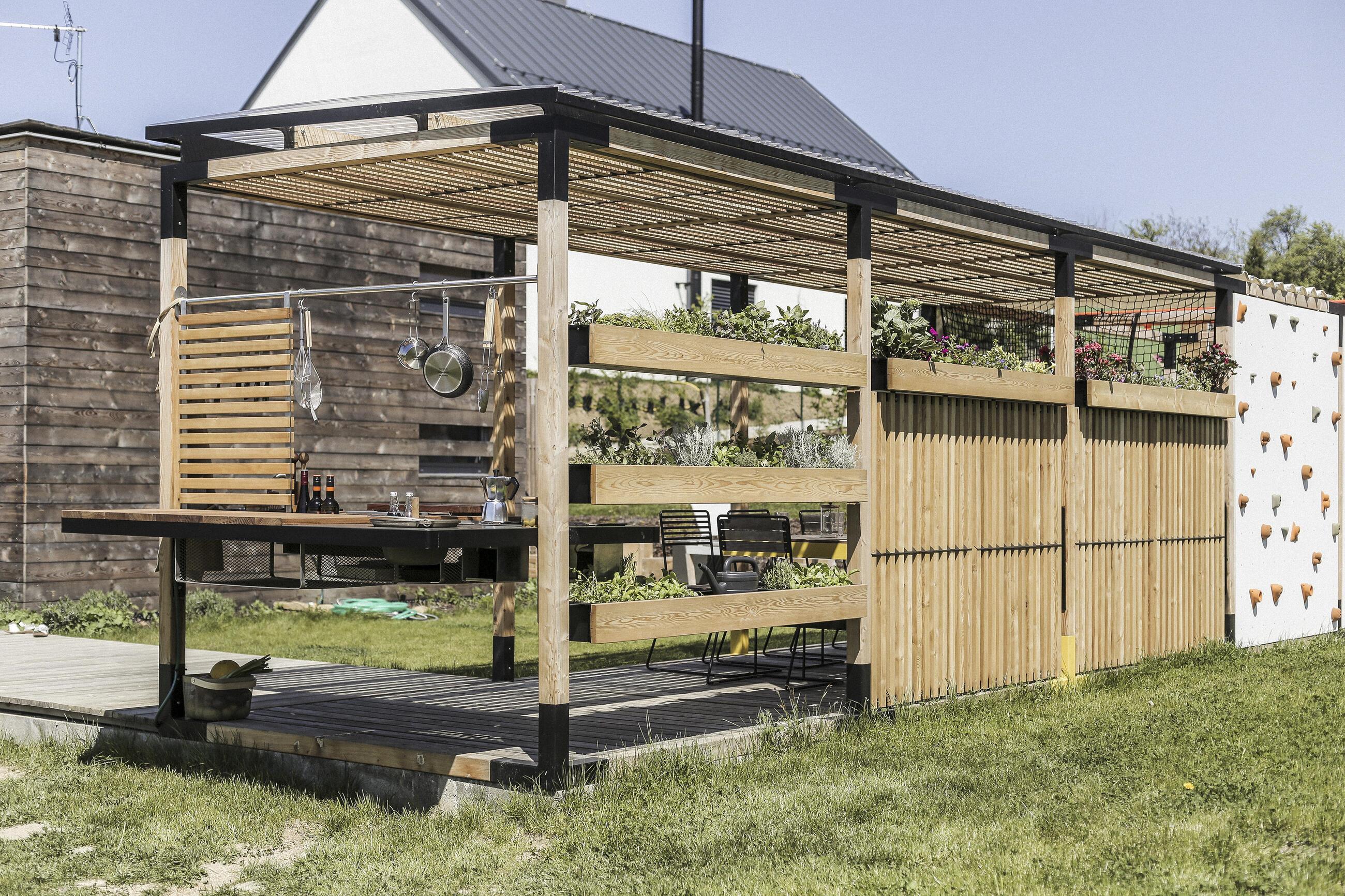 Venina Home Sabit Çıta Tavanlı Pergole VHPK106