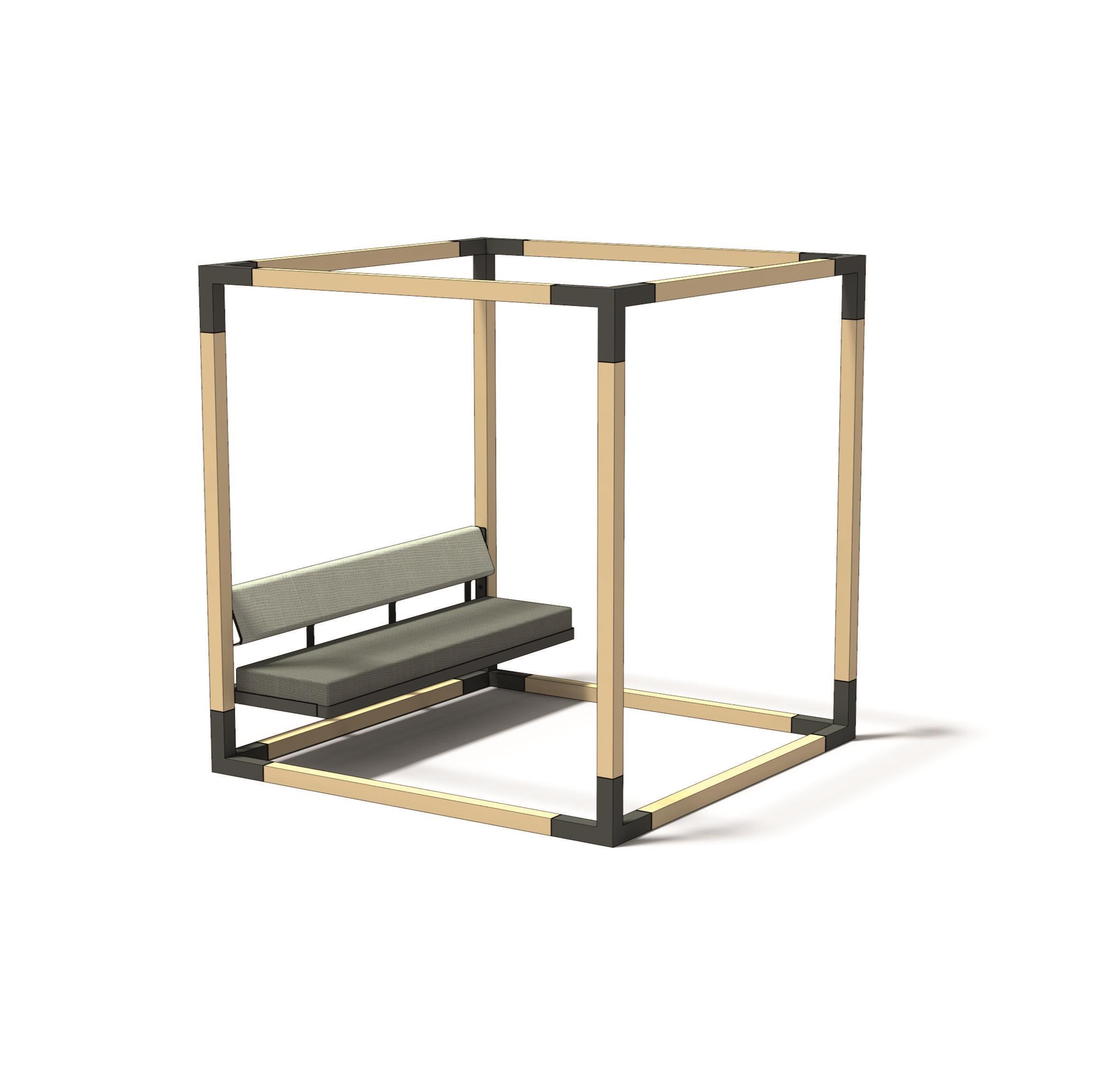 Venina Home Sırtlıklı Bank Pergole VHPK105