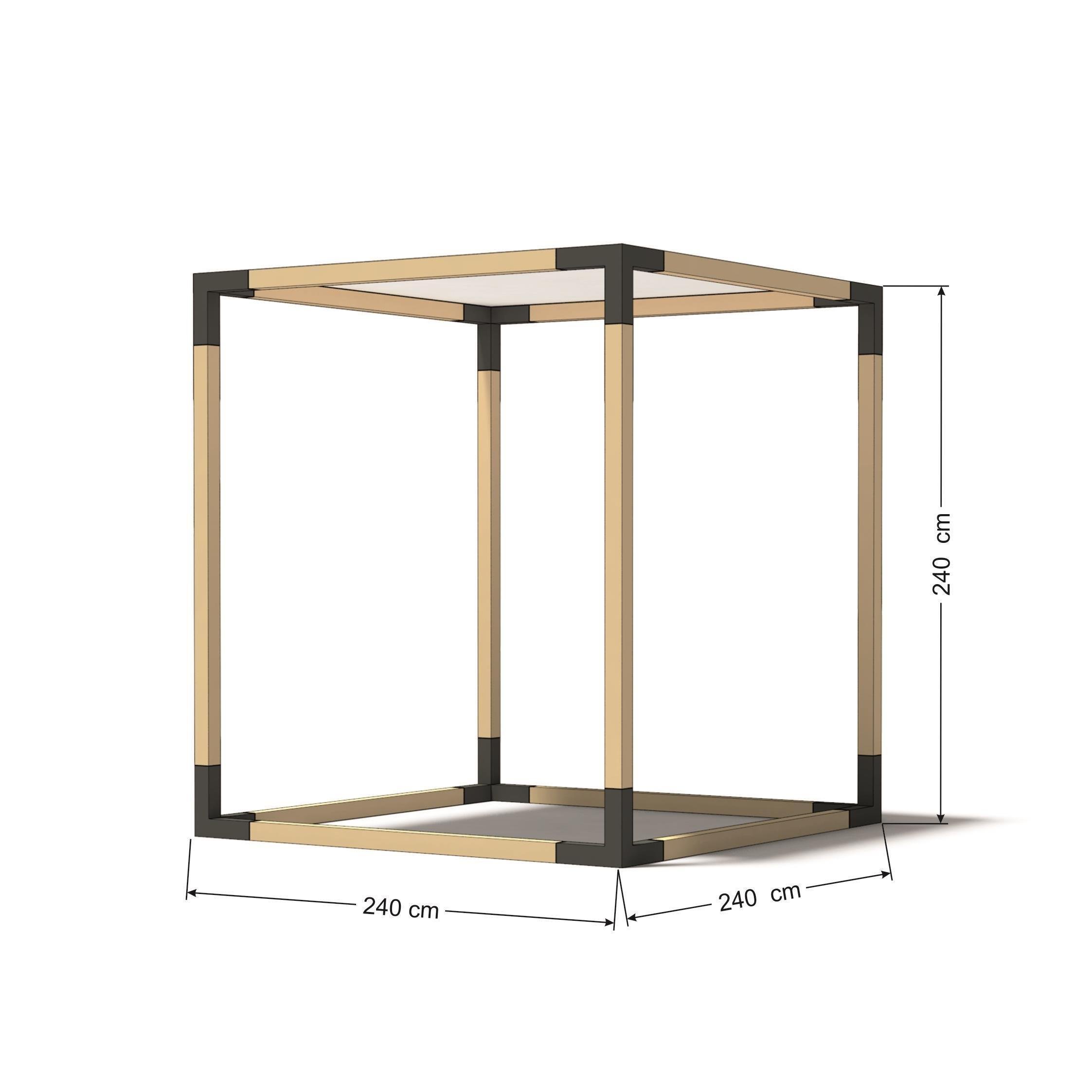 Venina Home Tavan Kumaş Gölgelikli Pergole VHPK107