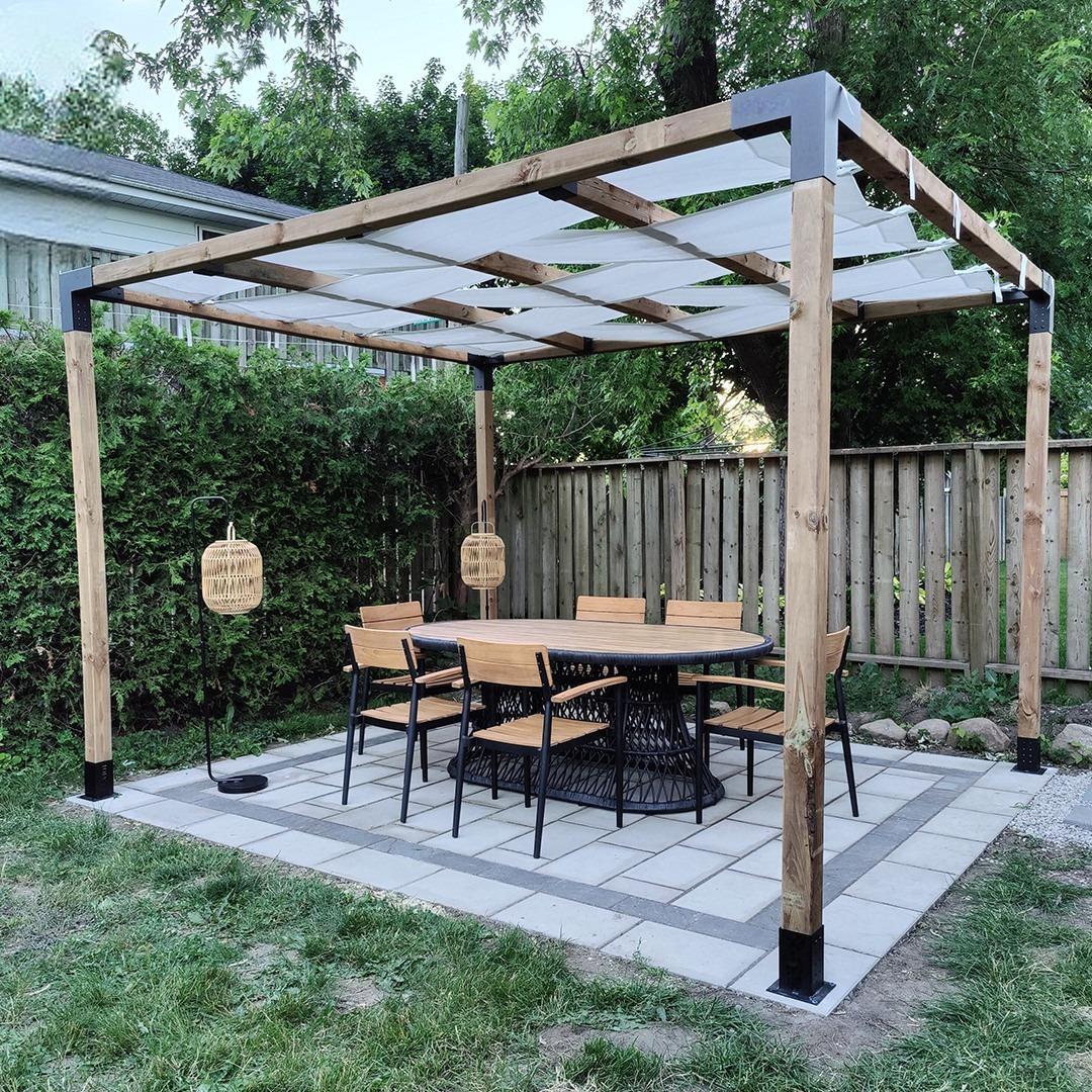 Venina Home Tek Bölümlü Dalga Gölgelikli Pergole VHPT101