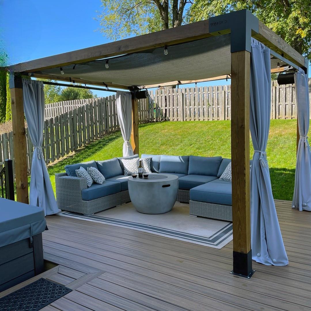 Venina Home Tek Bölümlü Gölgelikli Pergole VHPT102