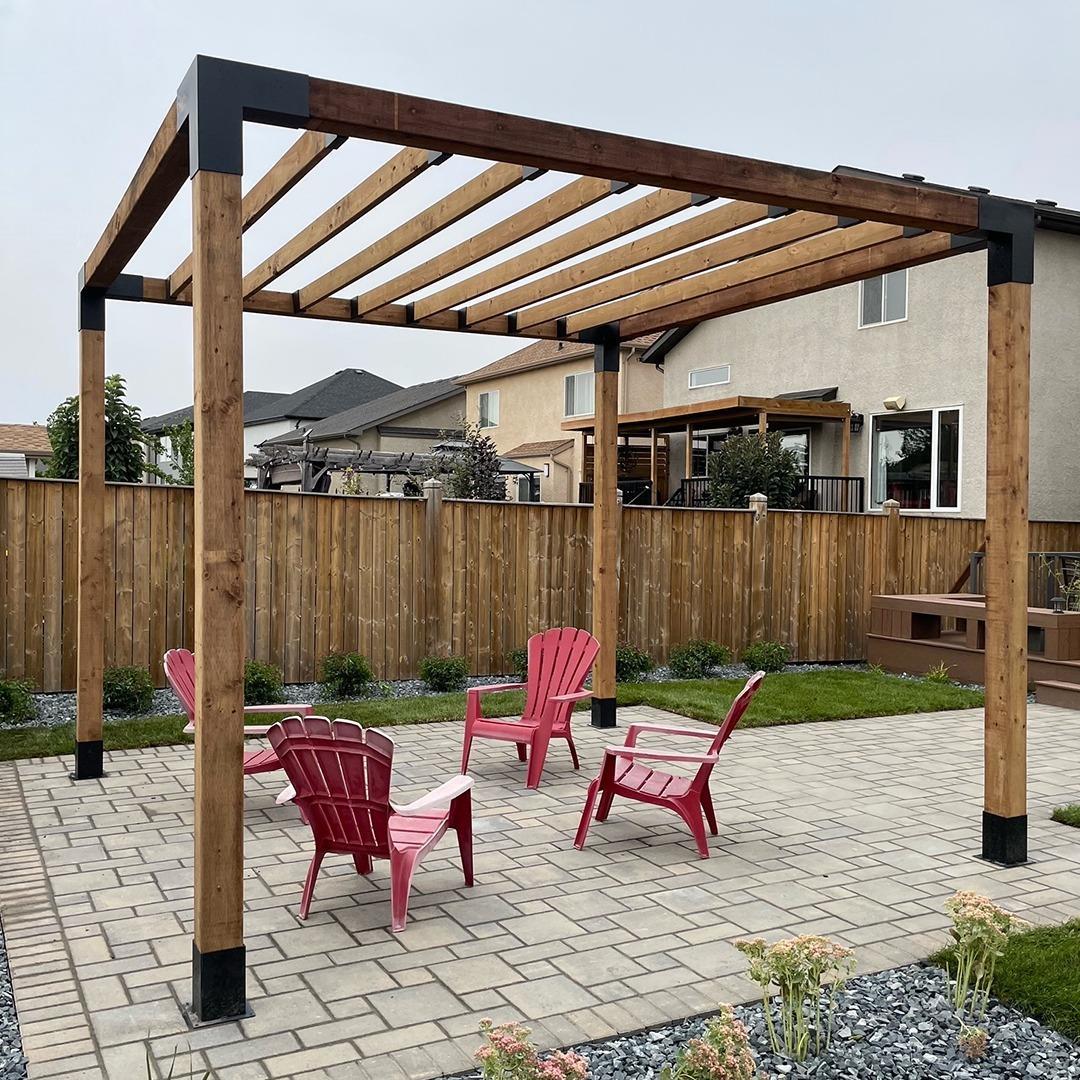 Venina Home Tek Bölümlü Kiriş Braketli Pergole VHPT100