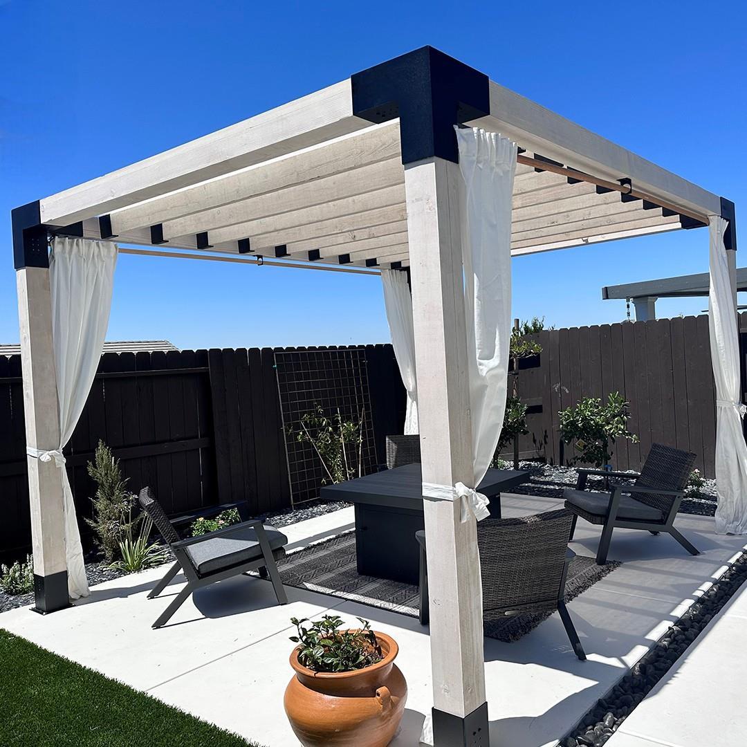 Venina Home Tek Bölümlü Kiriş Braketli Pergole VHPT100