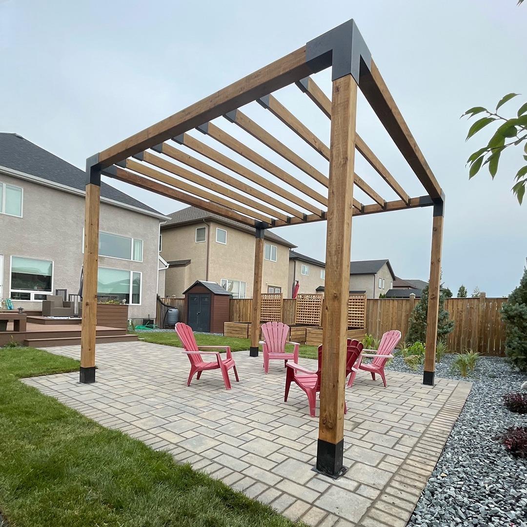 Venina Home Tek Bölümlü Kiriş Braketli Pergole VHPT100