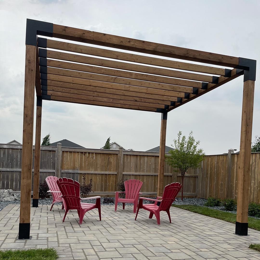 Venina Home Tek Bölümlü Kiriş Braketli Pergole VHPT100