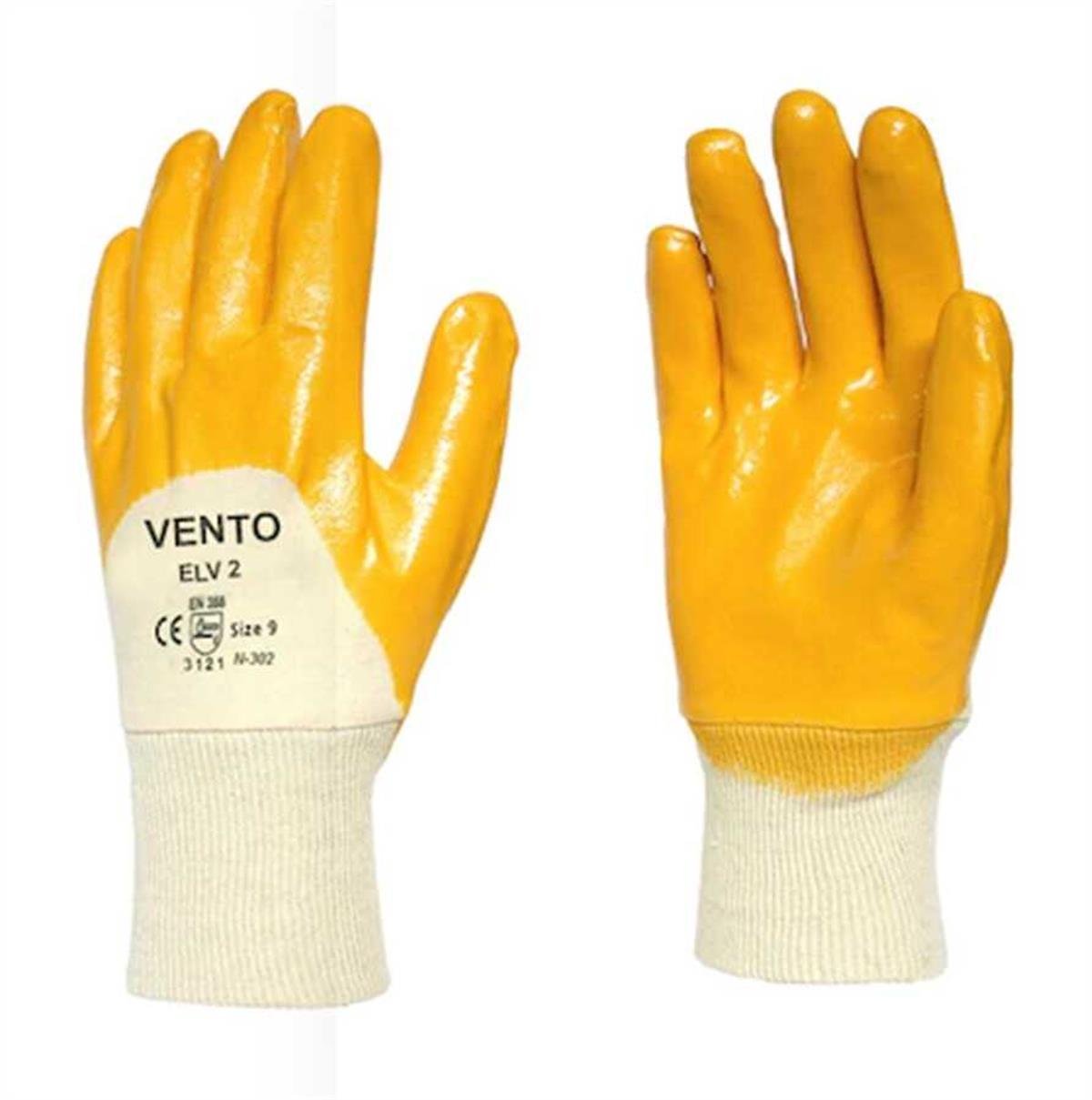 Vento ELV-2 Sarı Nitril Eldiven  