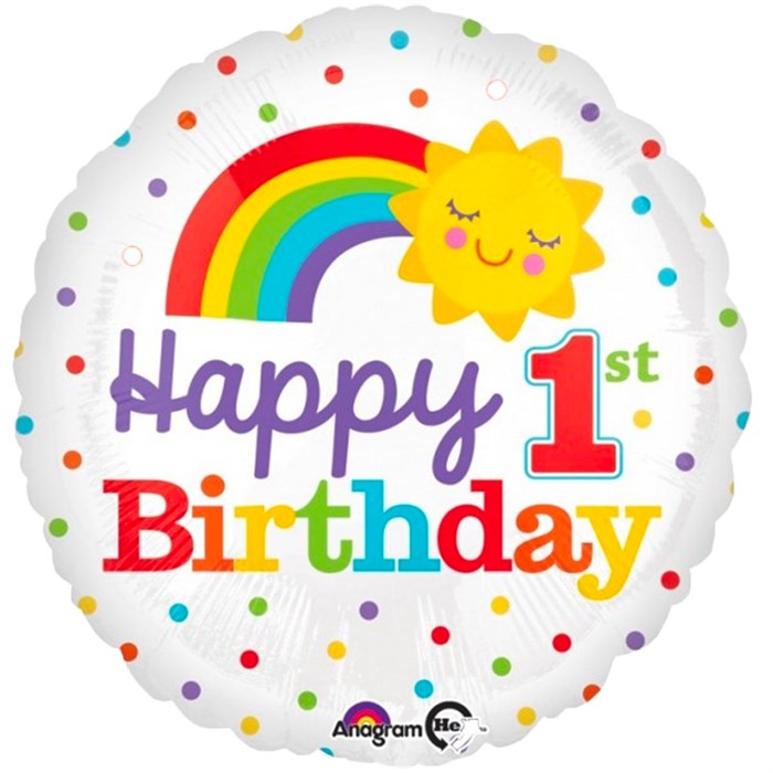 1 Yaş Happy Birthday Folyo Balon