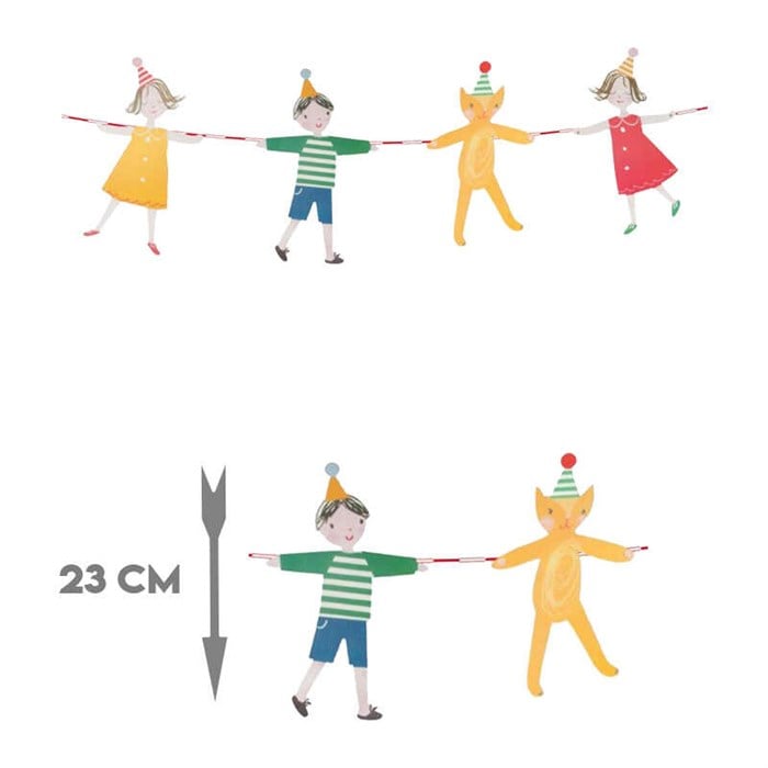 23 Nisan Temalı El Ele Tutuşan Çocuklar Banner