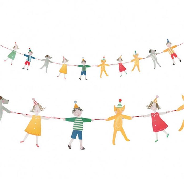 23 Nisan Temalı El Ele Tutuşan Çocuklar Banner